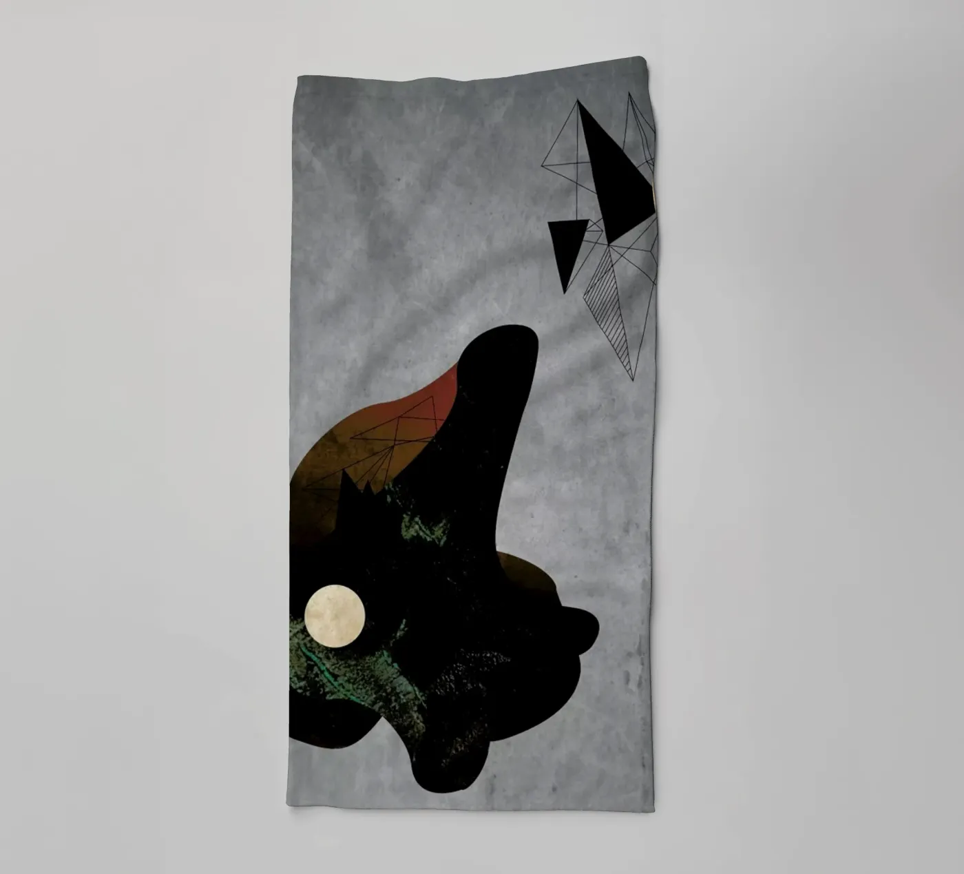 Collage towel by Andreas Jarner