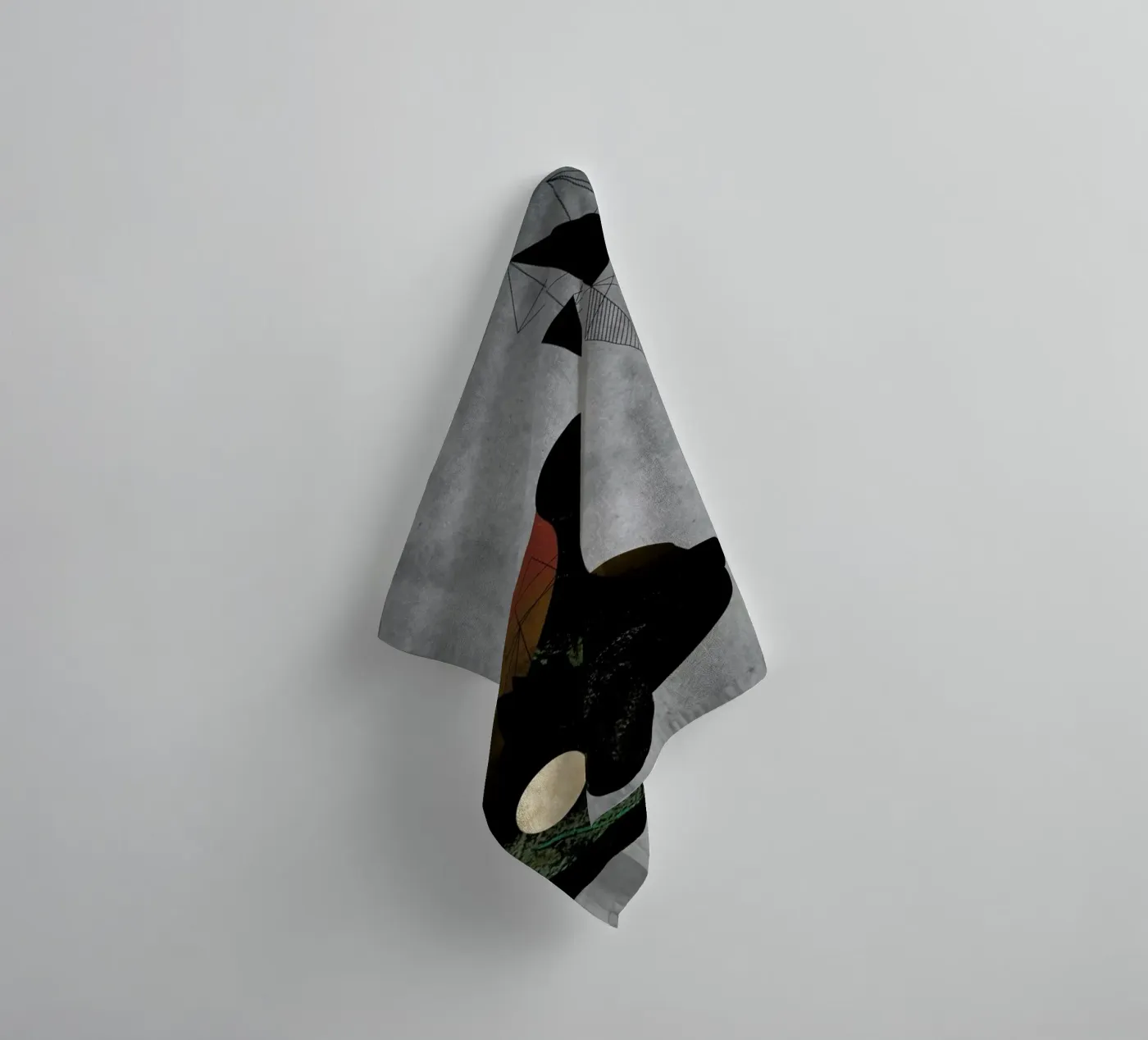Collage badhanddoek van Andreas Jarner