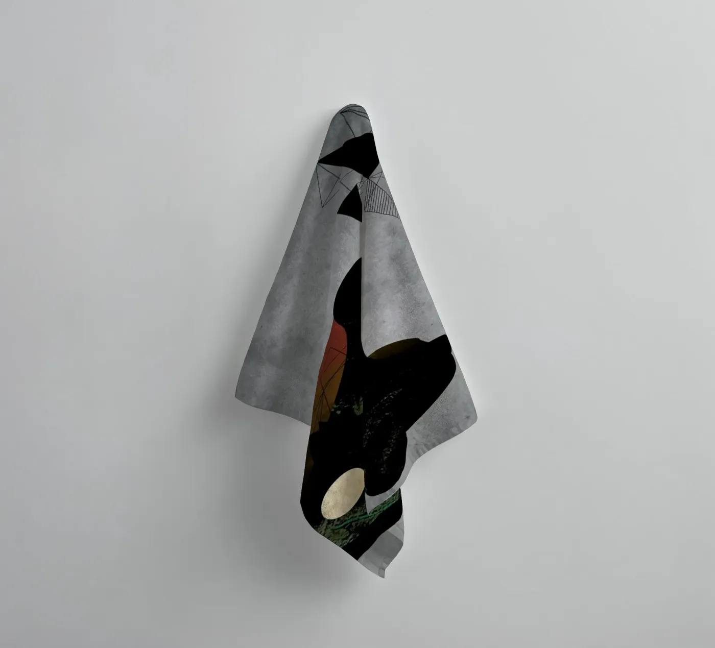 Collage towel by Andreas Jarner