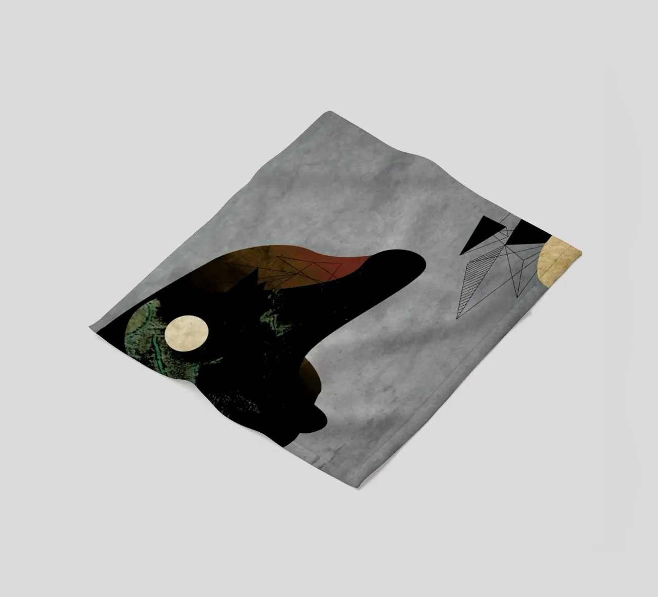 Collage Fleecedecke von Andreas Jarner