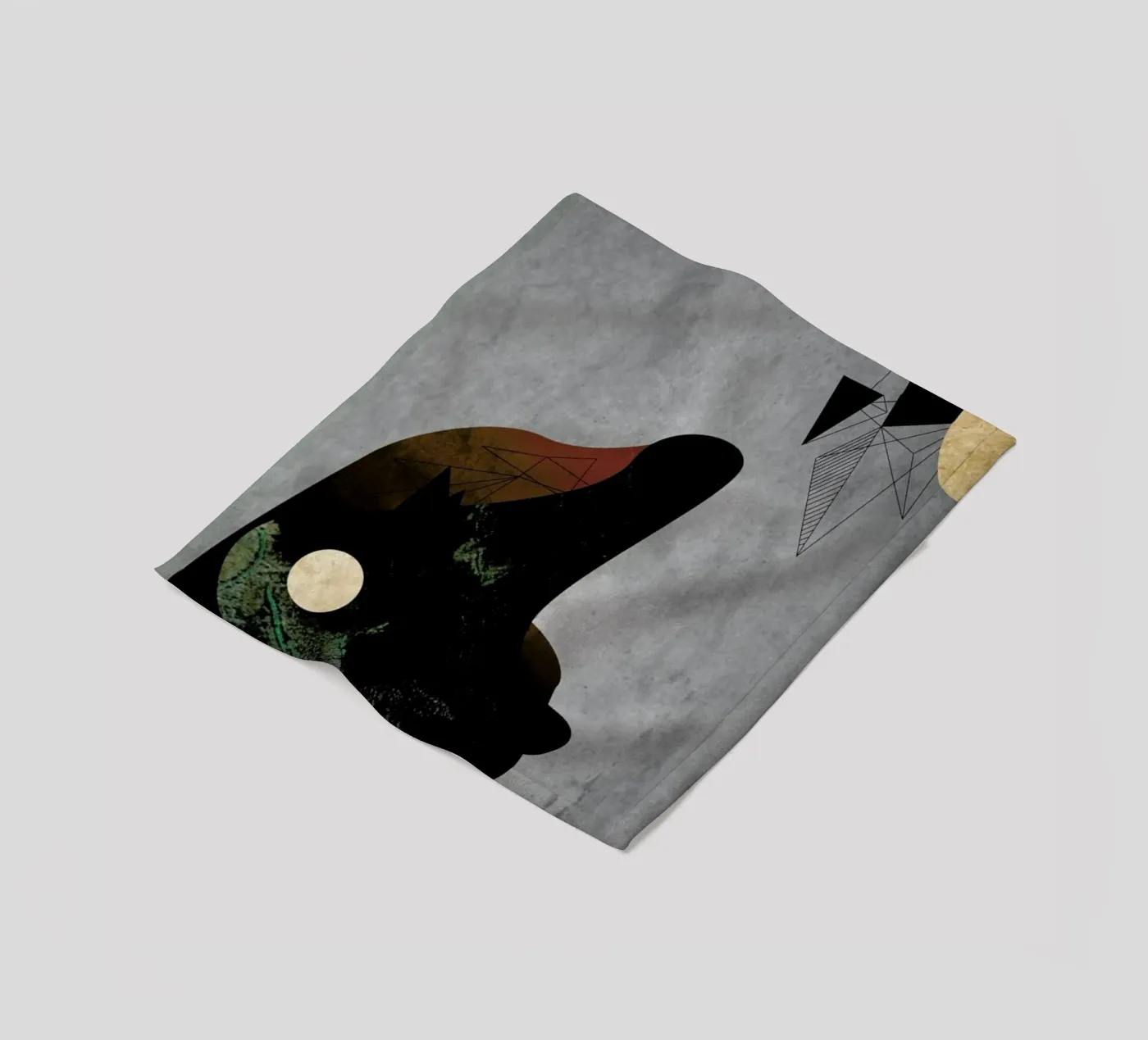 Collage Fleecedecke von Andreas Jarner