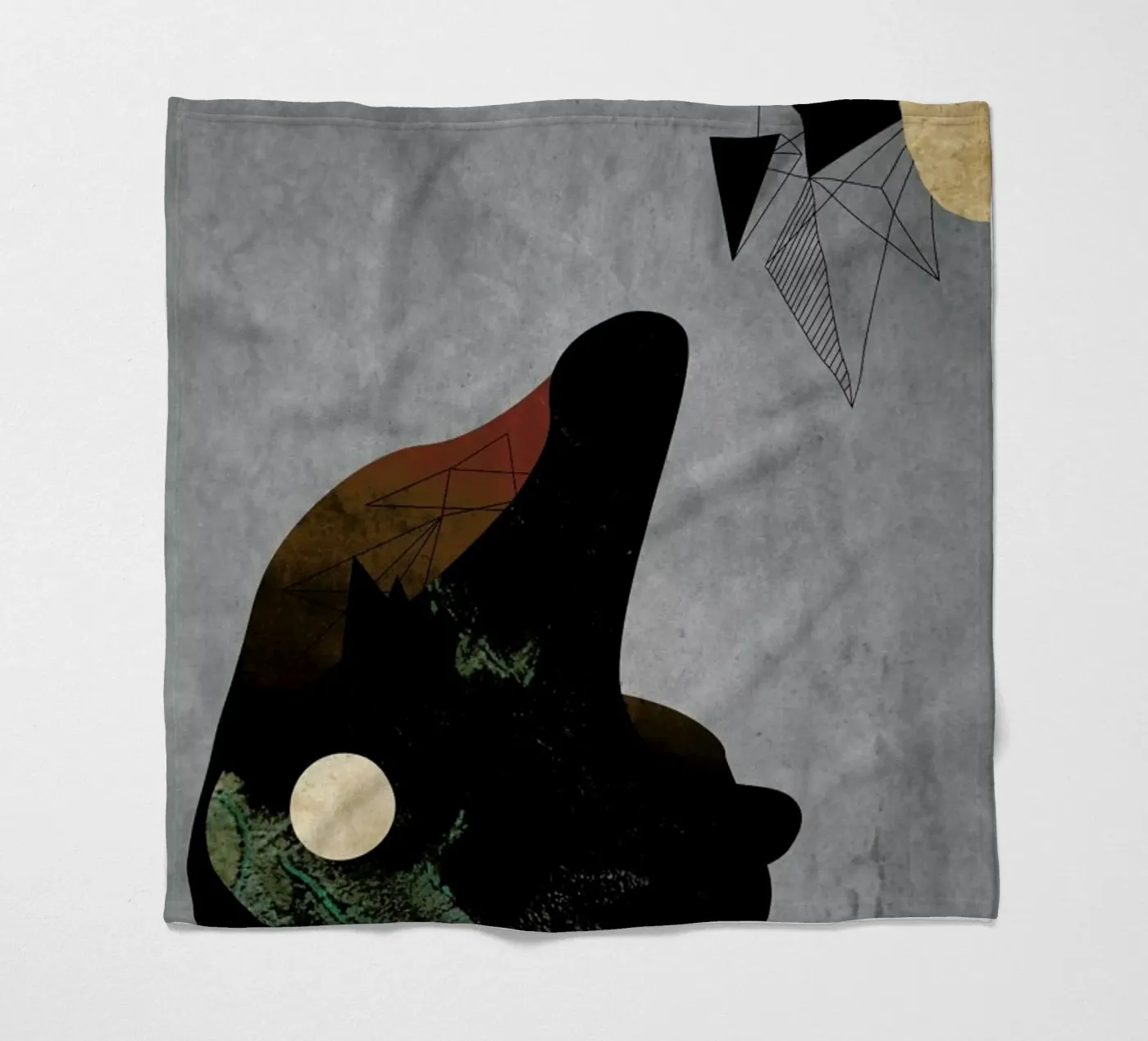 Collage Fleecedecke von Andreas Jarner