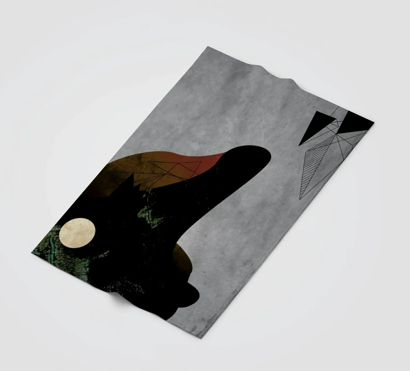 Collage Fleecedecke von Andreas Jarner