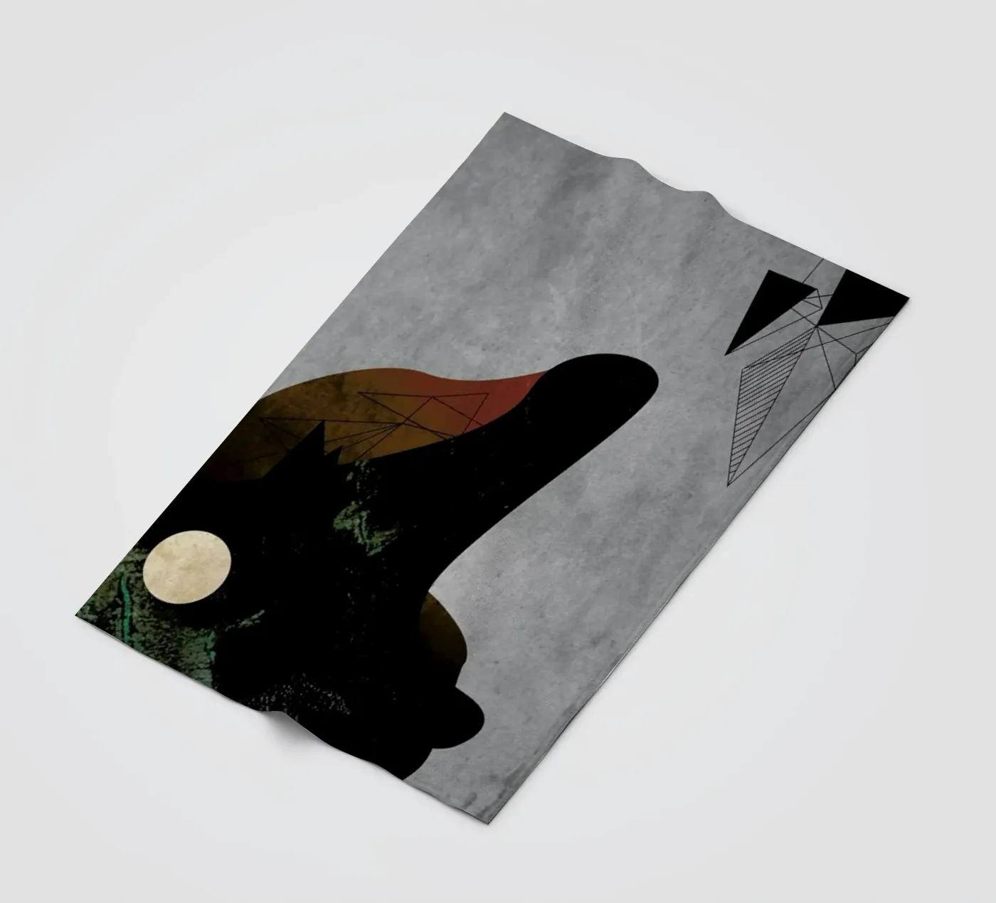 Collage Fleecedecke von Andreas Jarner