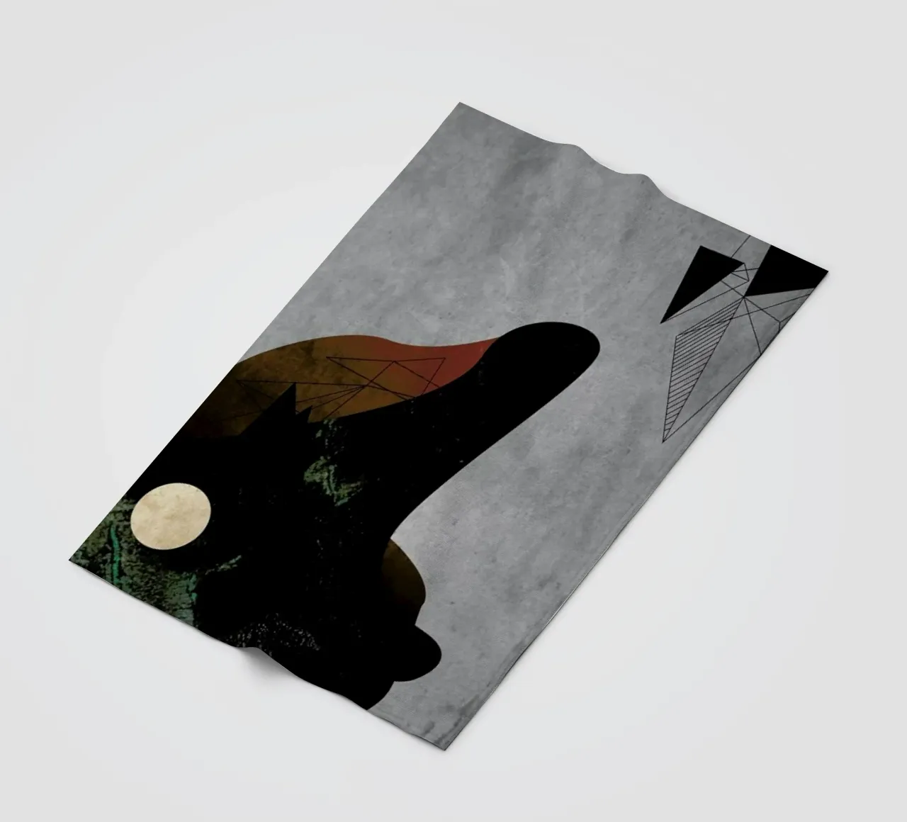 Collage Fleecedecke von Andreas Jarner