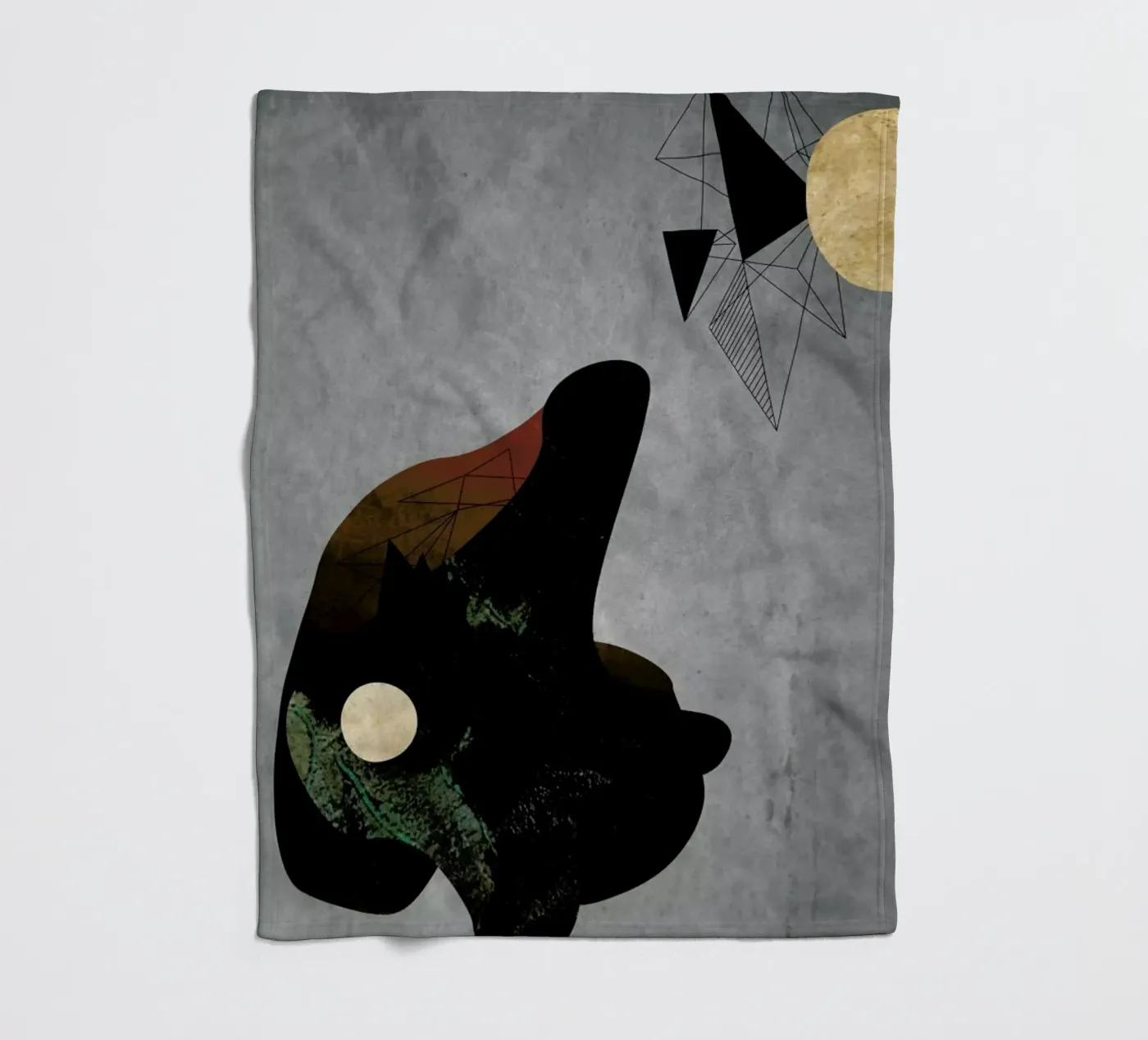 Collage Fleecedecke von Andreas Jarner