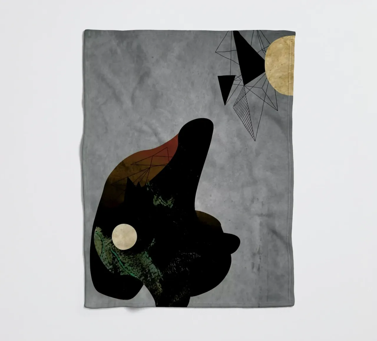 Collage Fleecedecke von Andreas Jarner