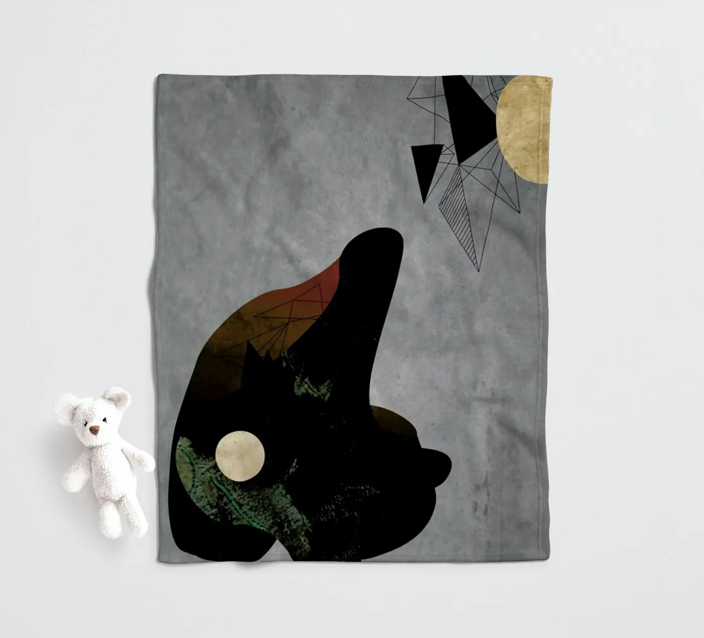 Collage Fleecedecke von Andreas Jarner