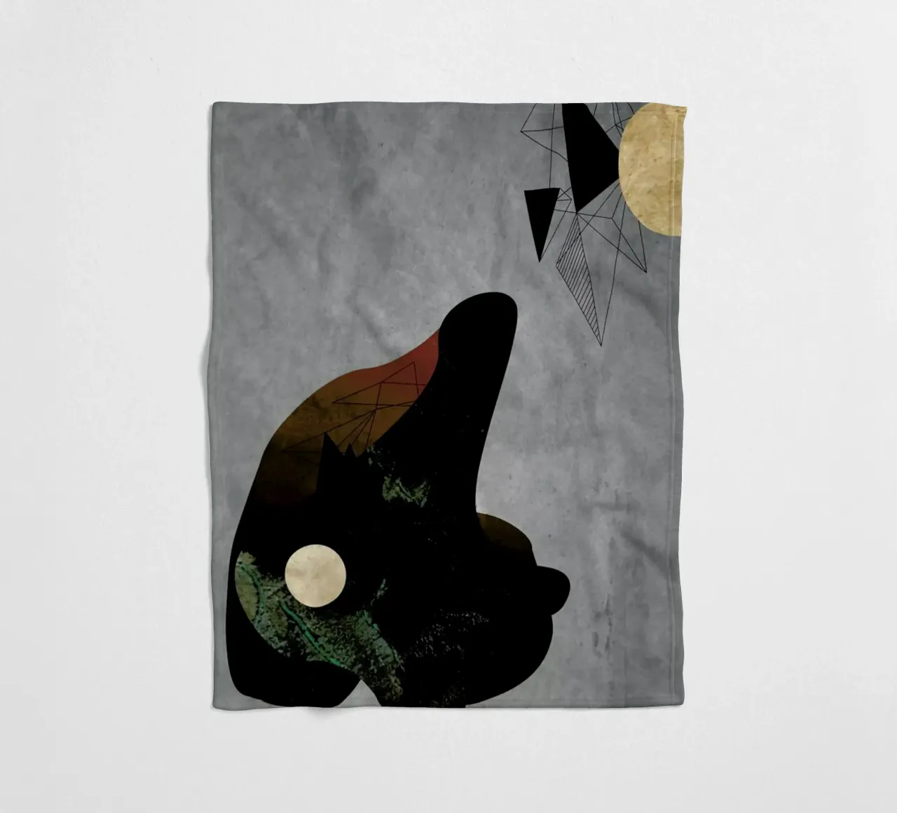 Collage Fleecedecke von Andreas Jarner