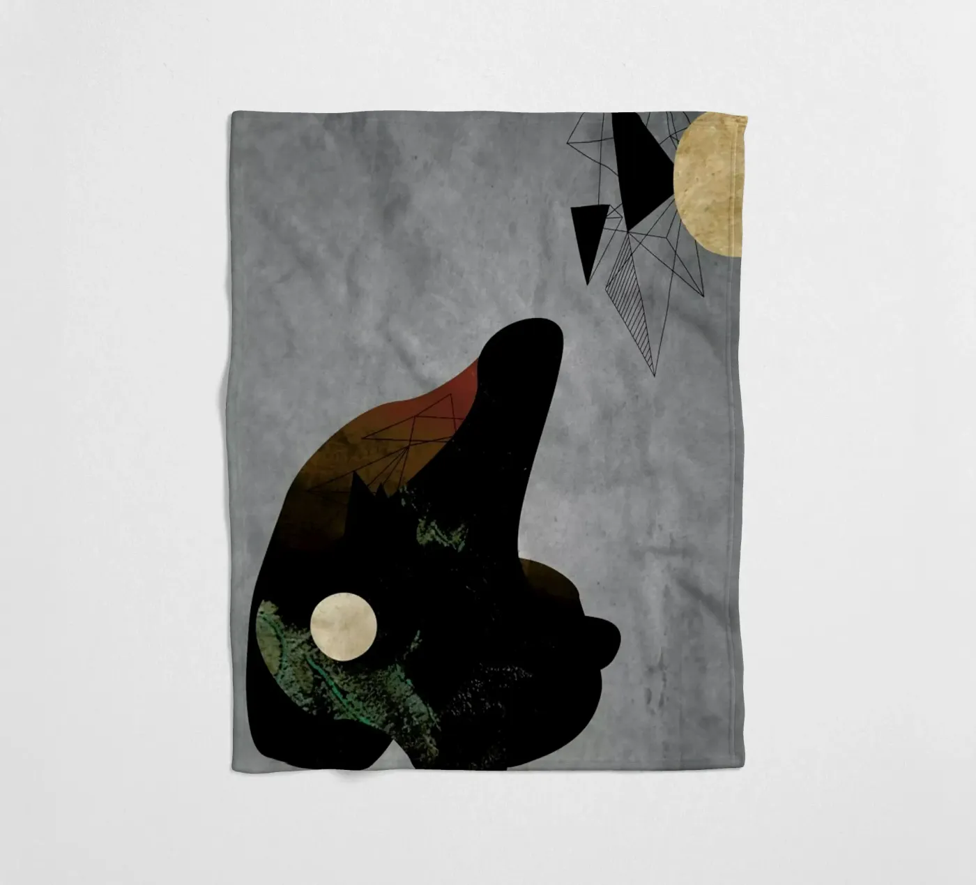 Collage Fleecedecke von Andreas Jarner