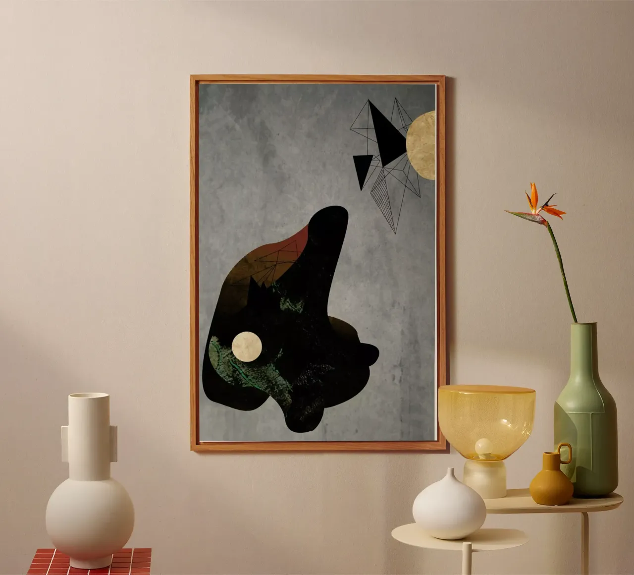 Collage aluminium-dibond van Andreas Jarner