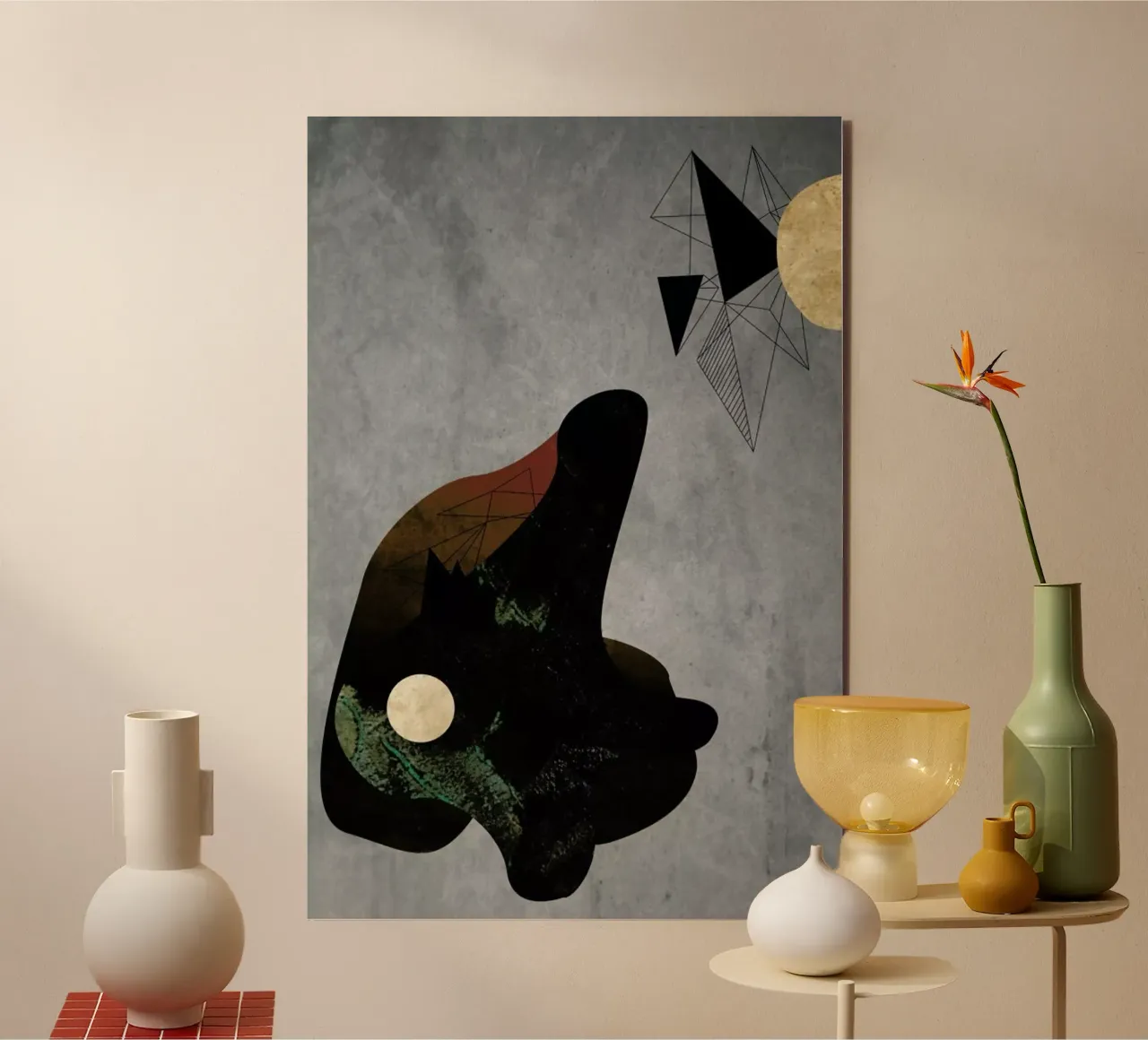 Collage aluminium-dibond van Andreas Jarner