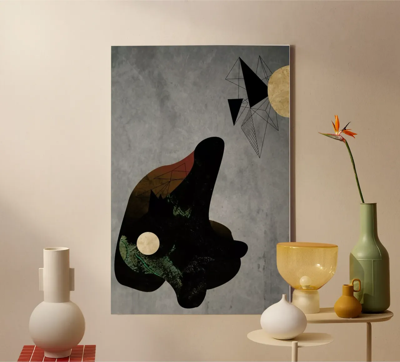 Collage tela da Andreas Jarner