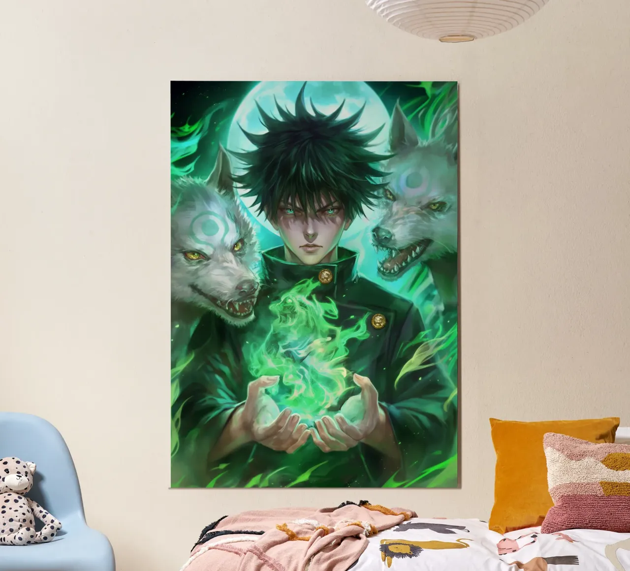 Jujutsu Kaisen poster con telaio in plastica da Fleur de Lys