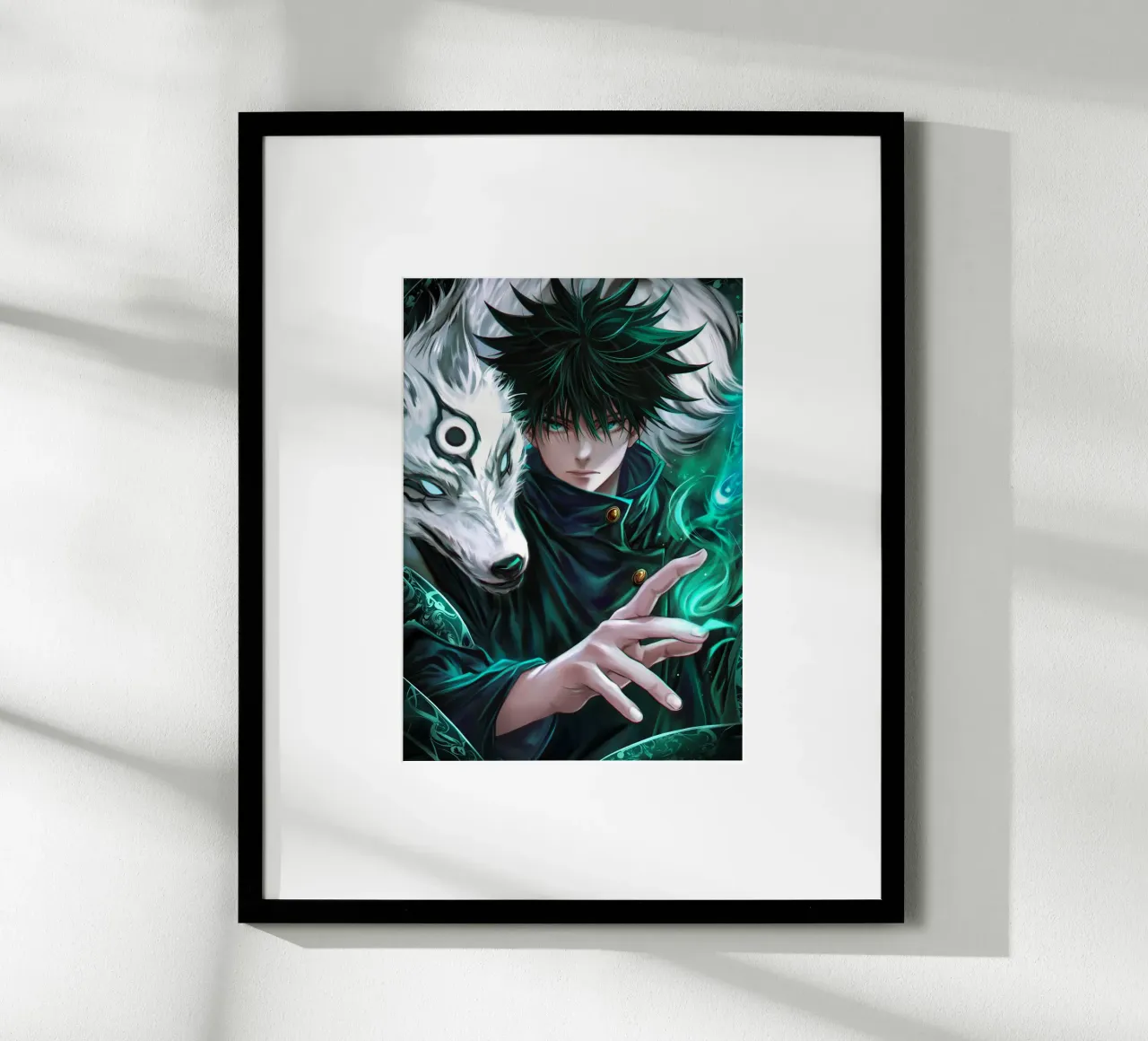 Jujutsu Kaisen poster con telaio in legno da Fleur de Lys