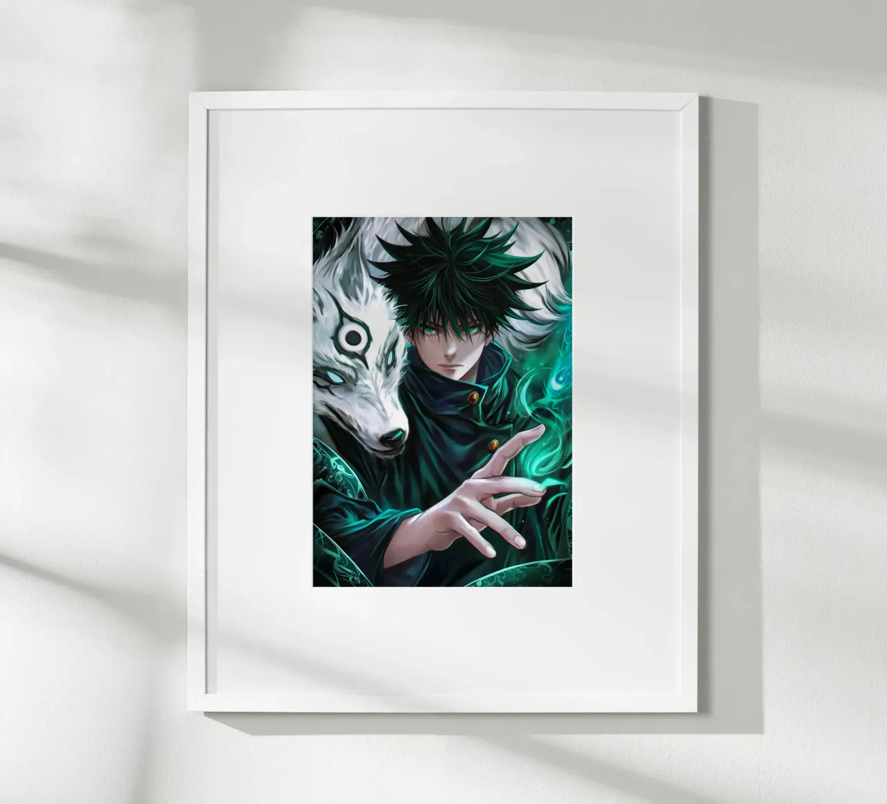 Jujutsu Kaisen poster con telaio in legno da Fleur de Lys