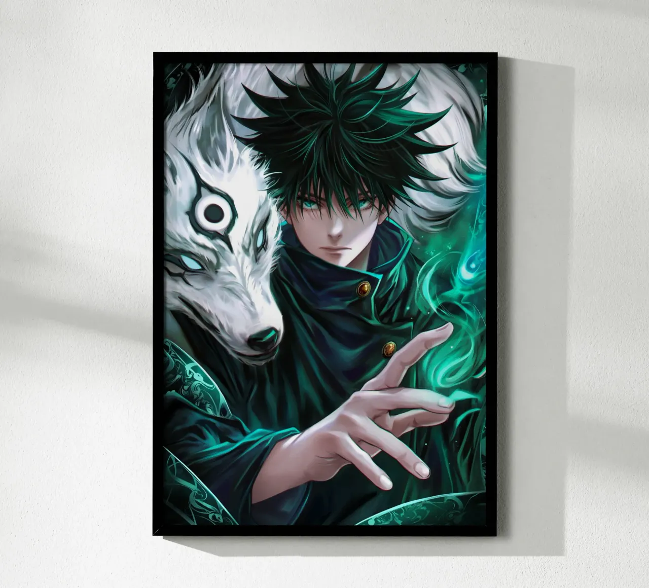 Jujutsu Kaisen poster con telaio in legno da Fleur de Lys