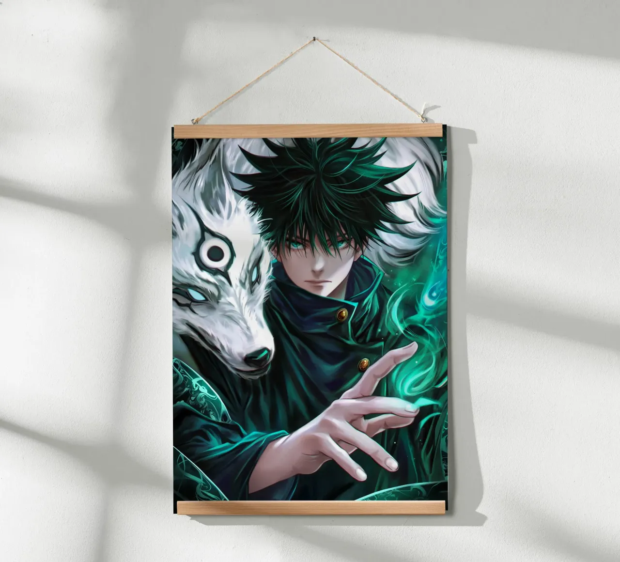 Jujutsu Kaisen poster con telaio in legno da Fleur de Lys