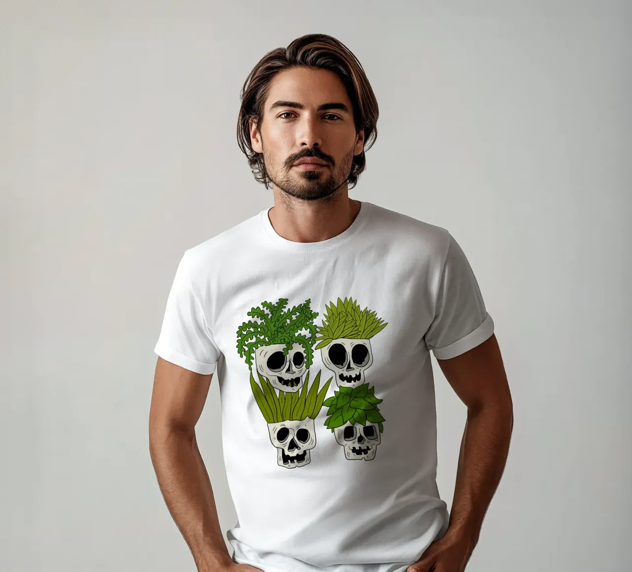 Skulls pots t-shirt da TijanaArtStudio88