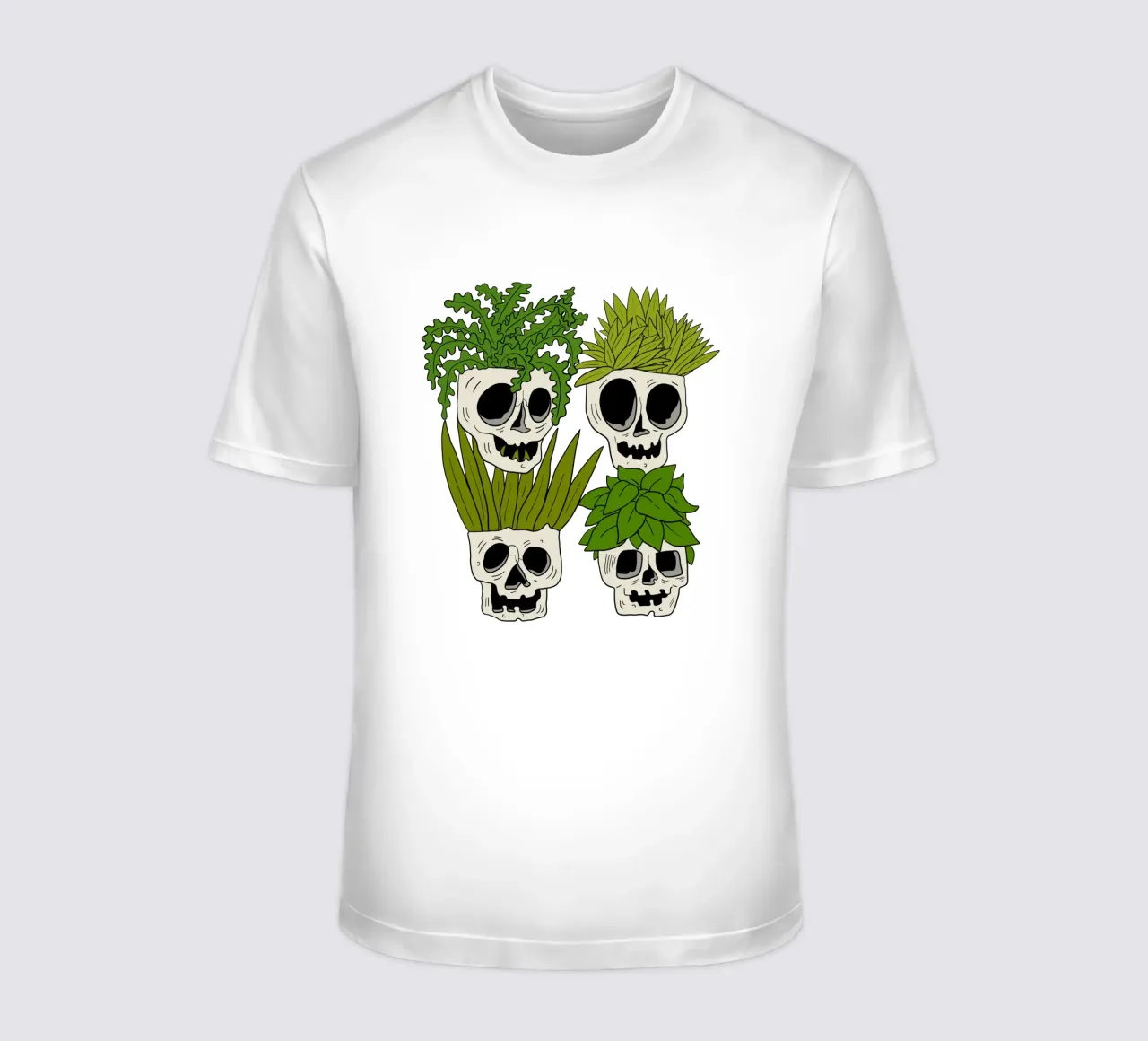 Skulls pots t-shirt da TijanaArtStudio88