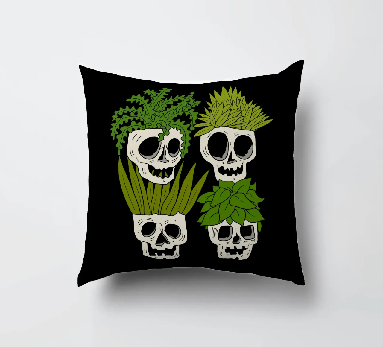Skulls pots cuscino da TijanaArtStudio88
