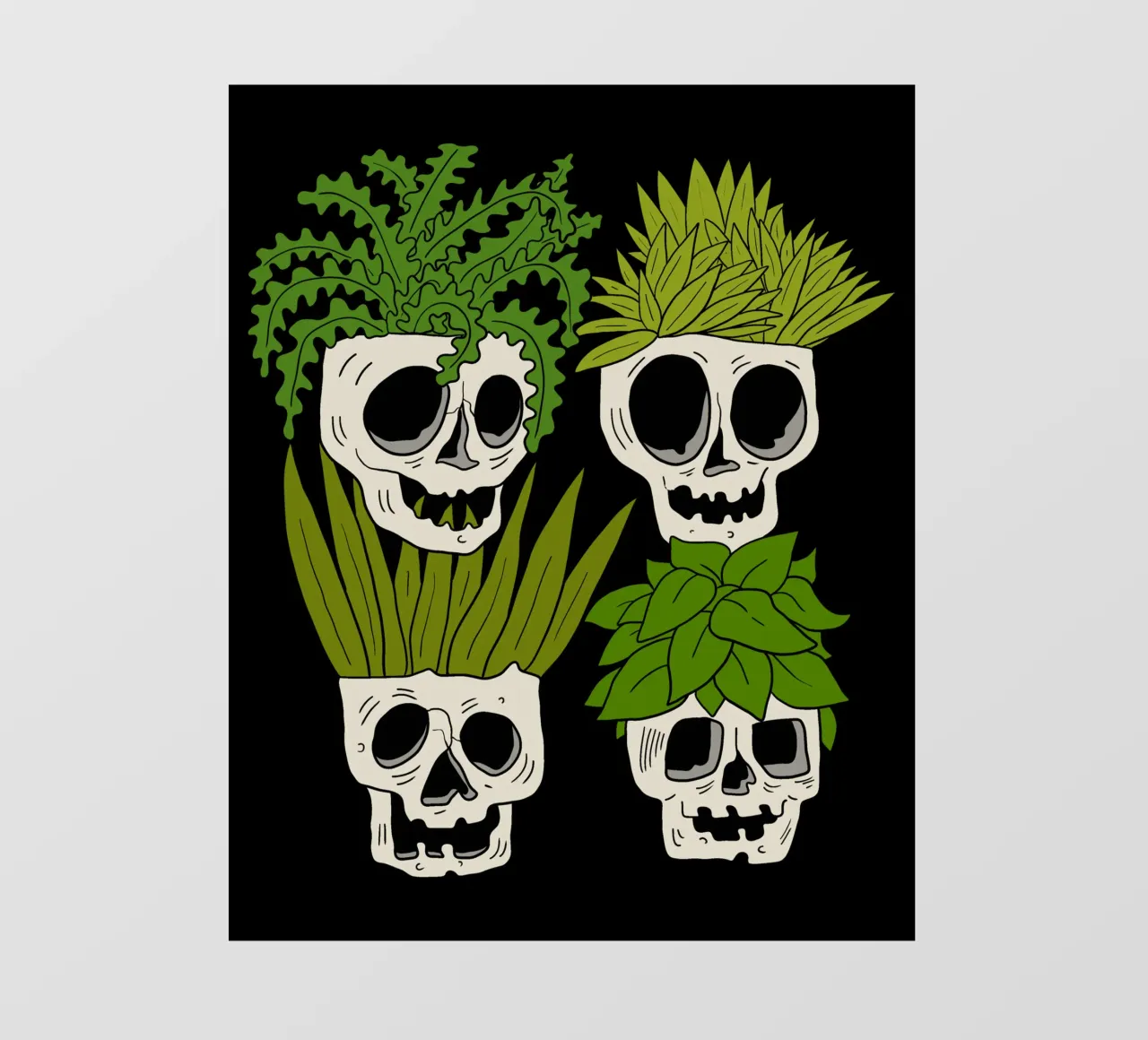 Skulls pots pellicola backlit da TijanaArtStudio88