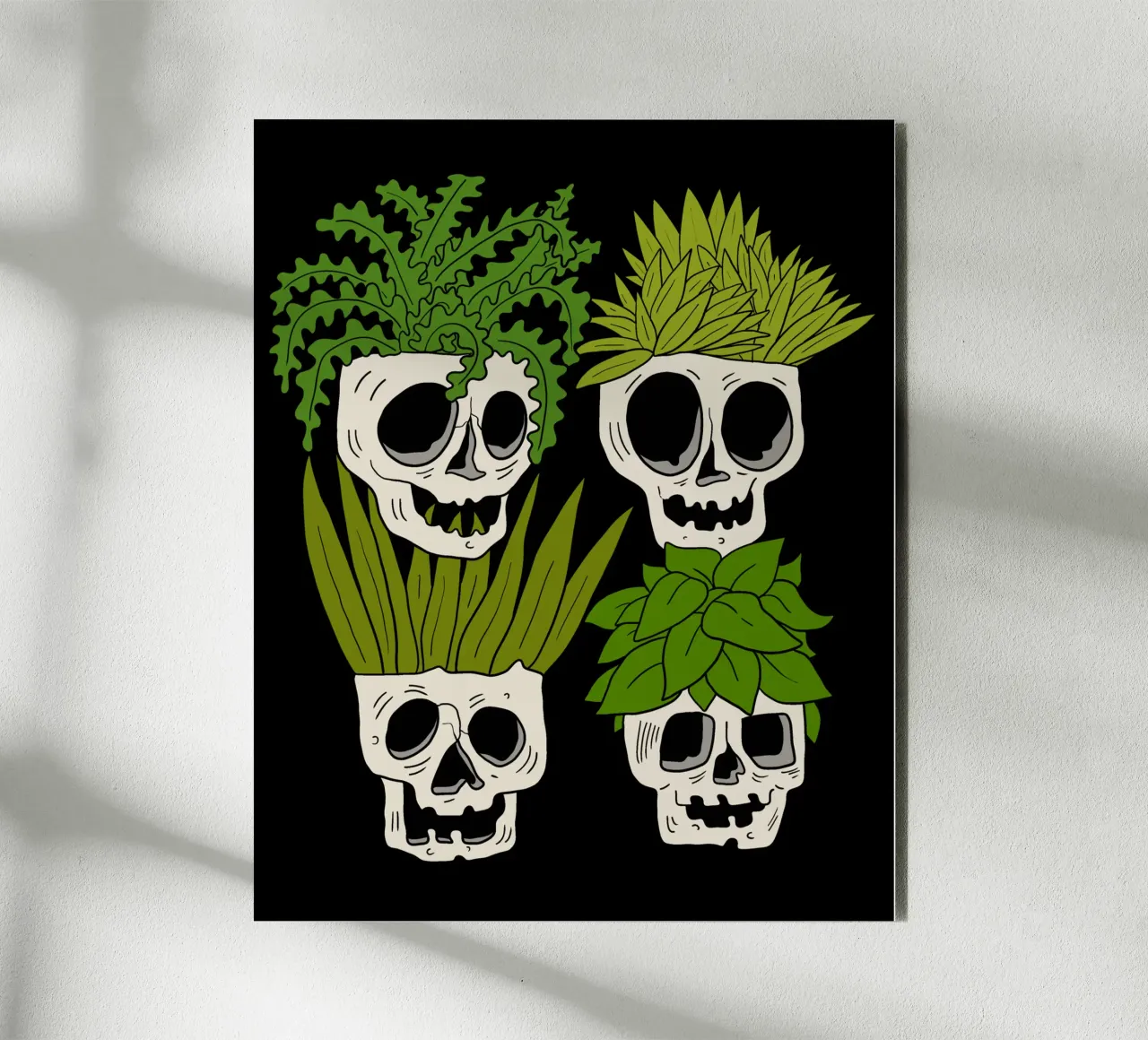 Skulls pots alluminio dibond da TijanaArtStudio88