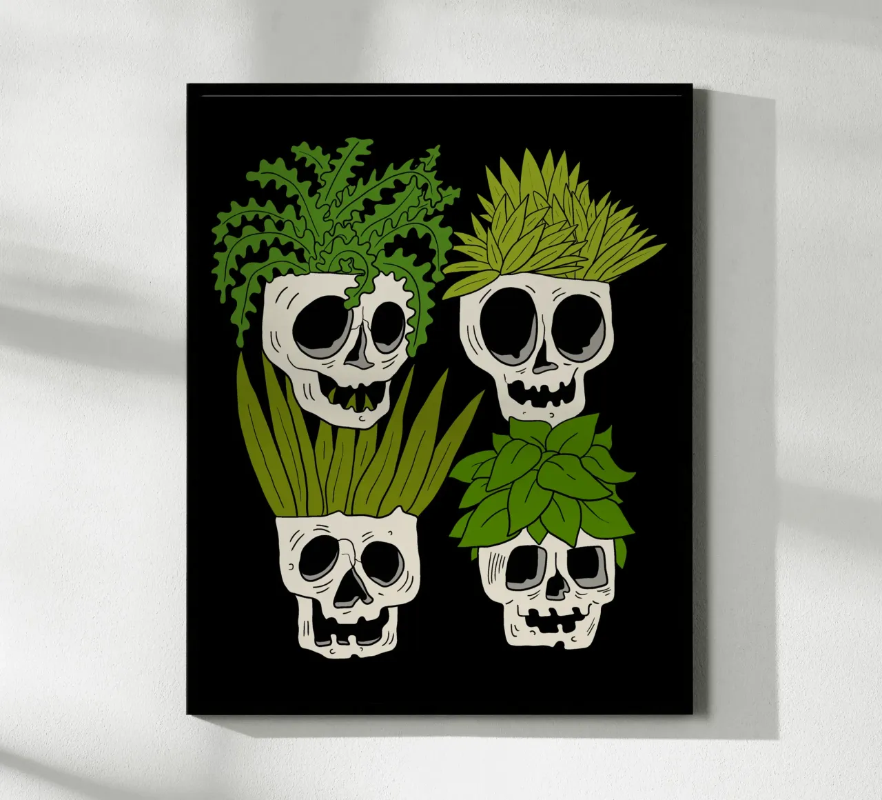 Skulls pots poster da TijanaArtStudio88