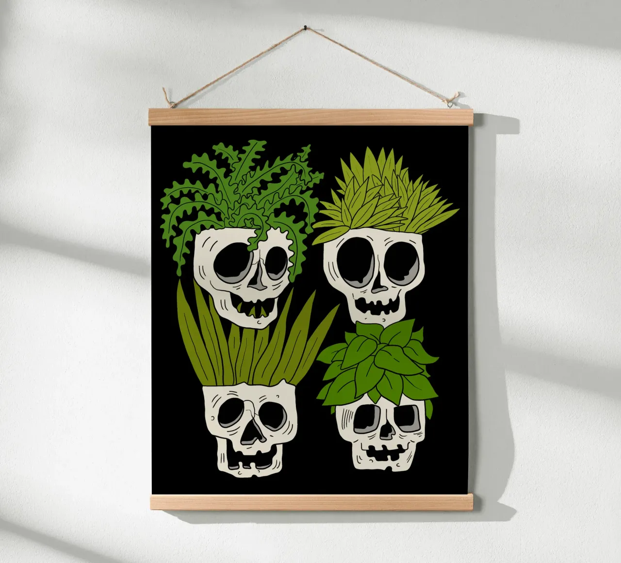 Skulls pots poster da TijanaArtStudio88