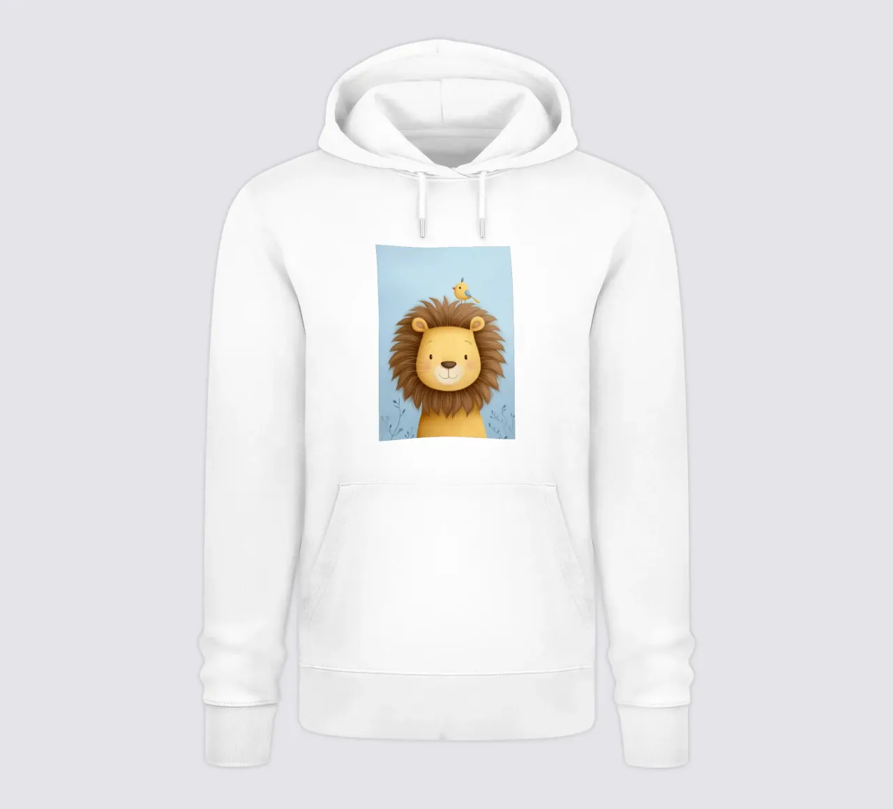 Lion & the Little Bird felpa con cappuccio da Kiara