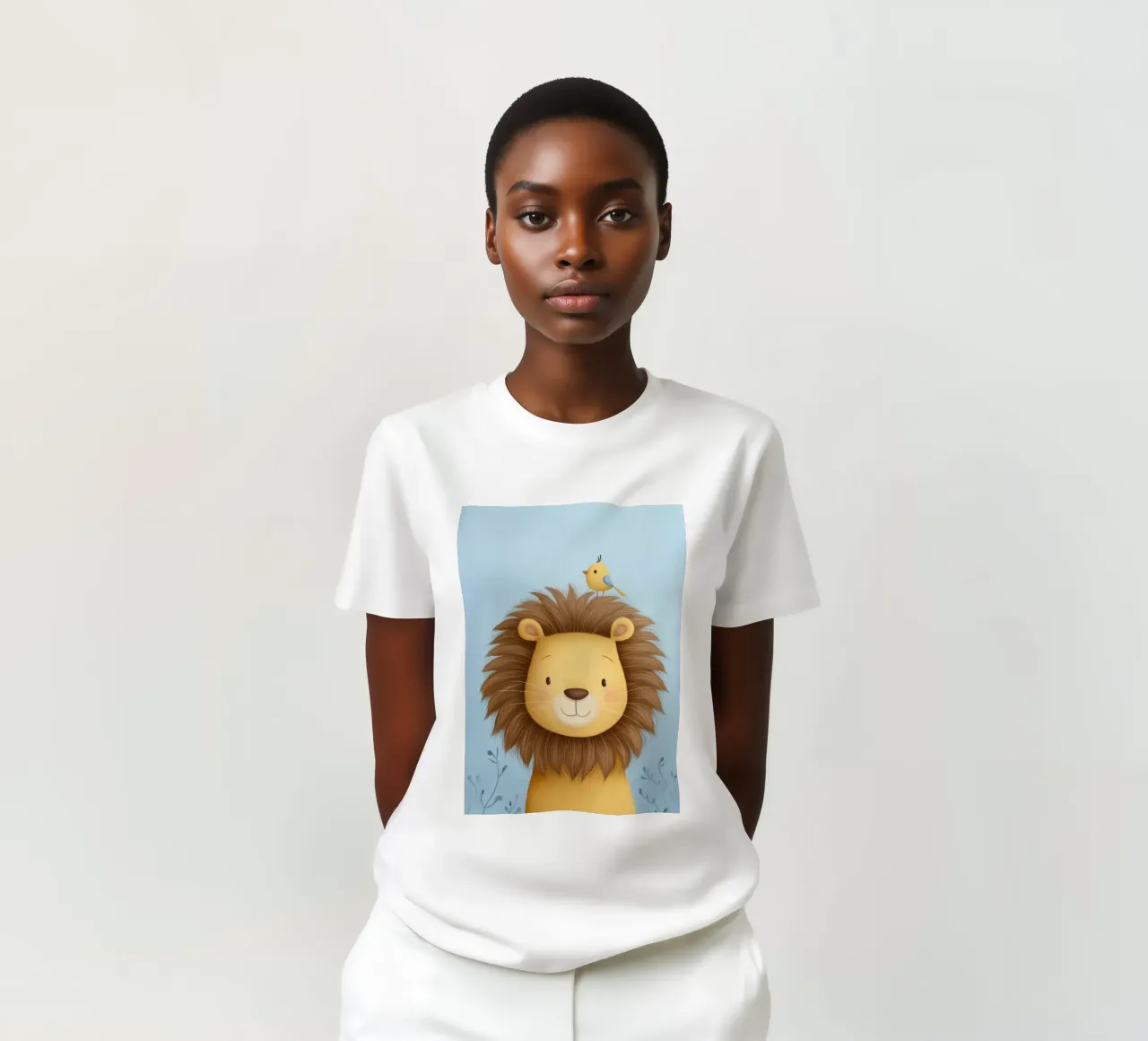 Lion & the Little Bird t-shirt da Kiara