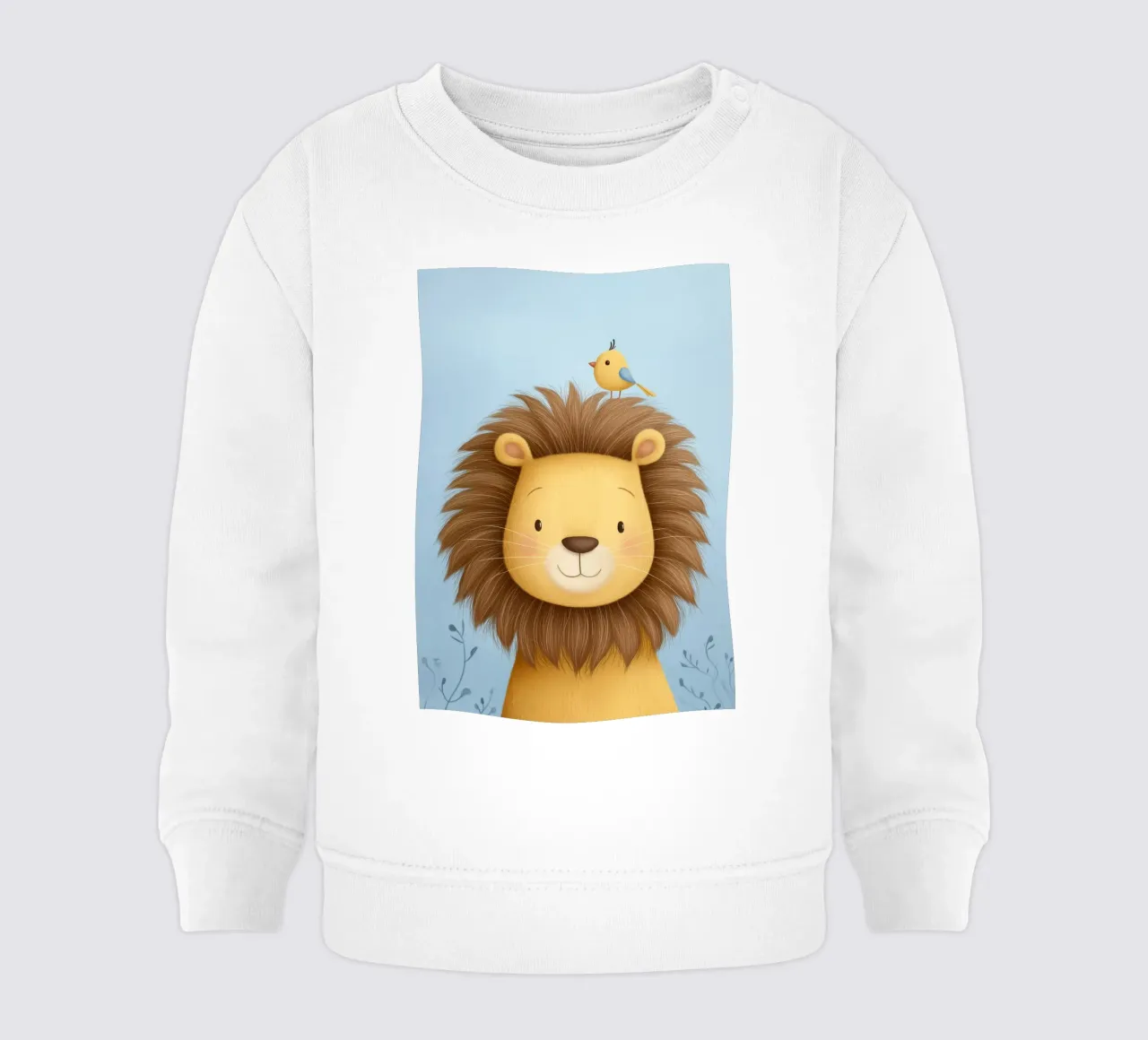 Lion & the Little Bird felpa neonato da Kiara