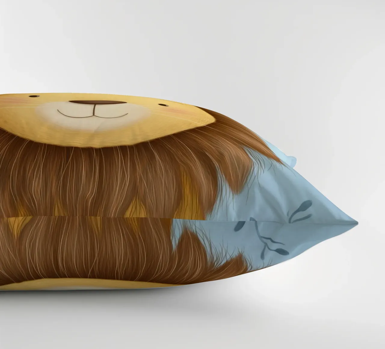 Lion & the Little Bird cuscino da Kiara