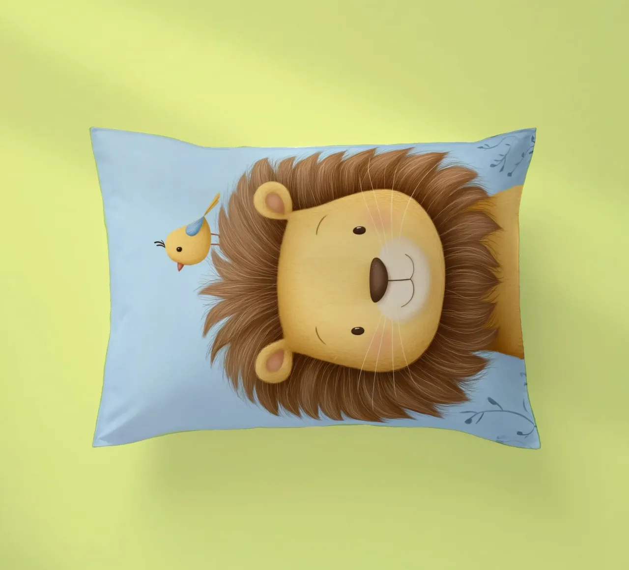 Lion & the Little Bird cuscino da Kiara