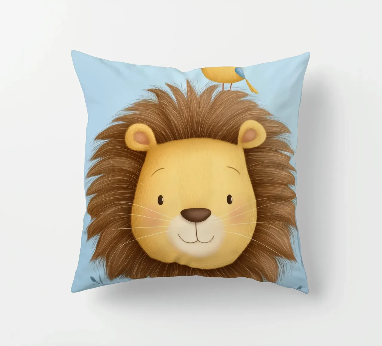 Lion & the Little Bird cuscino da Kiara