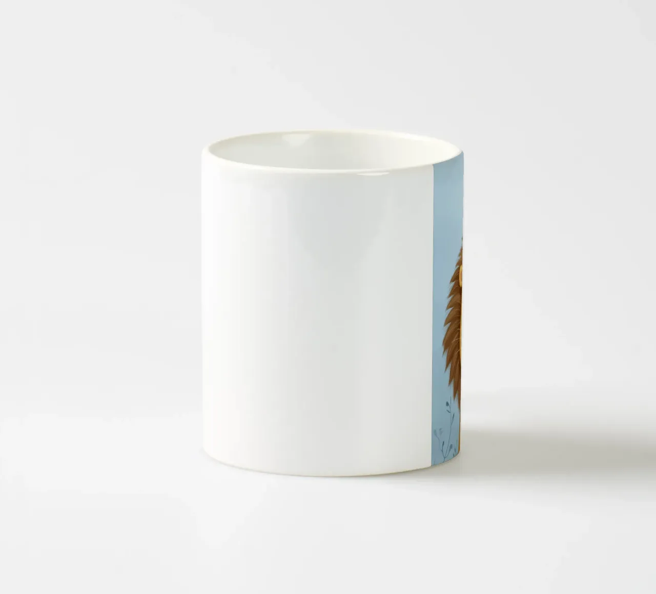 Lion & the Little Bird tazza in ceramica da Kiara