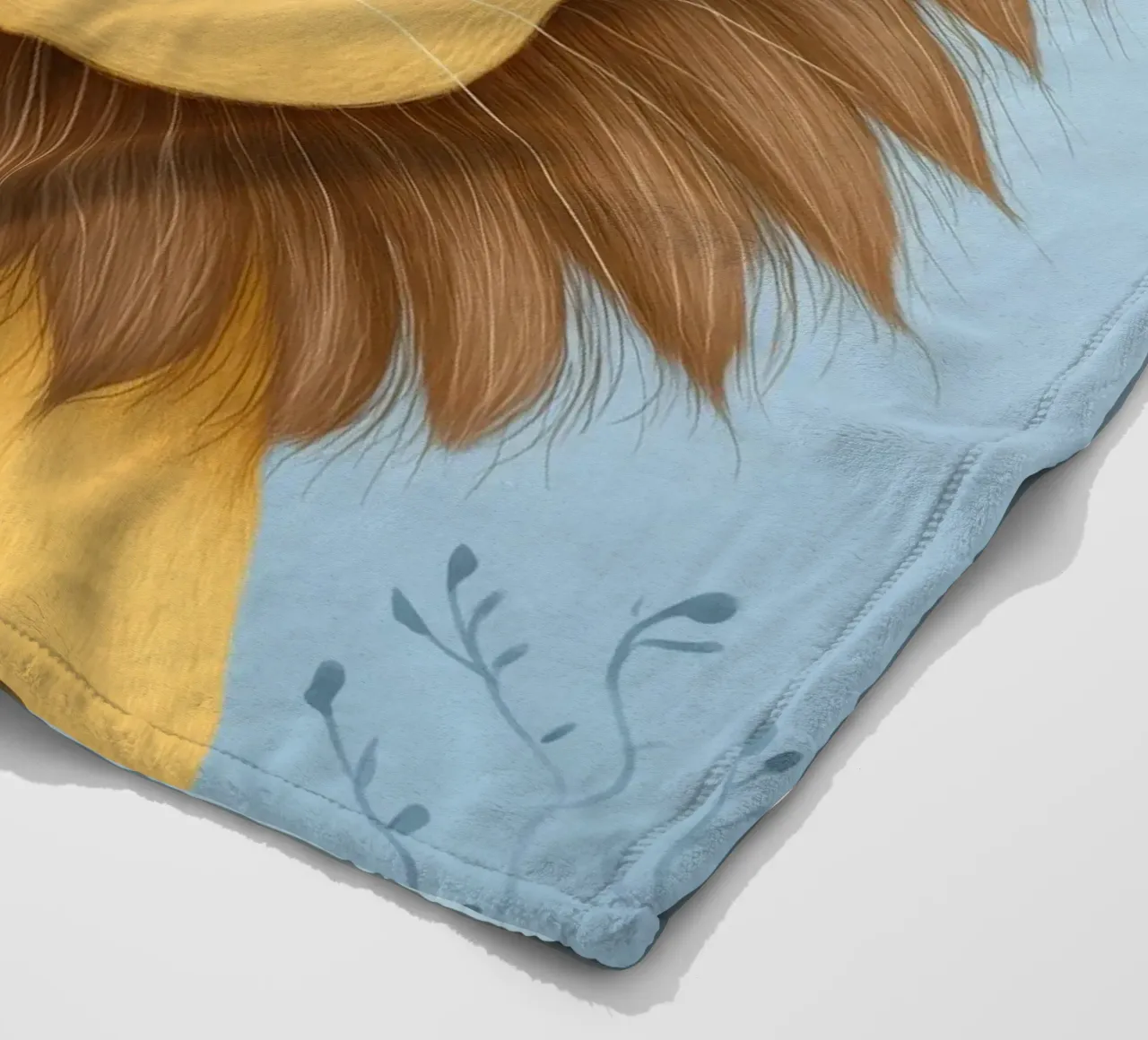 Lion & the Little Bird coperta in pile da Kiara