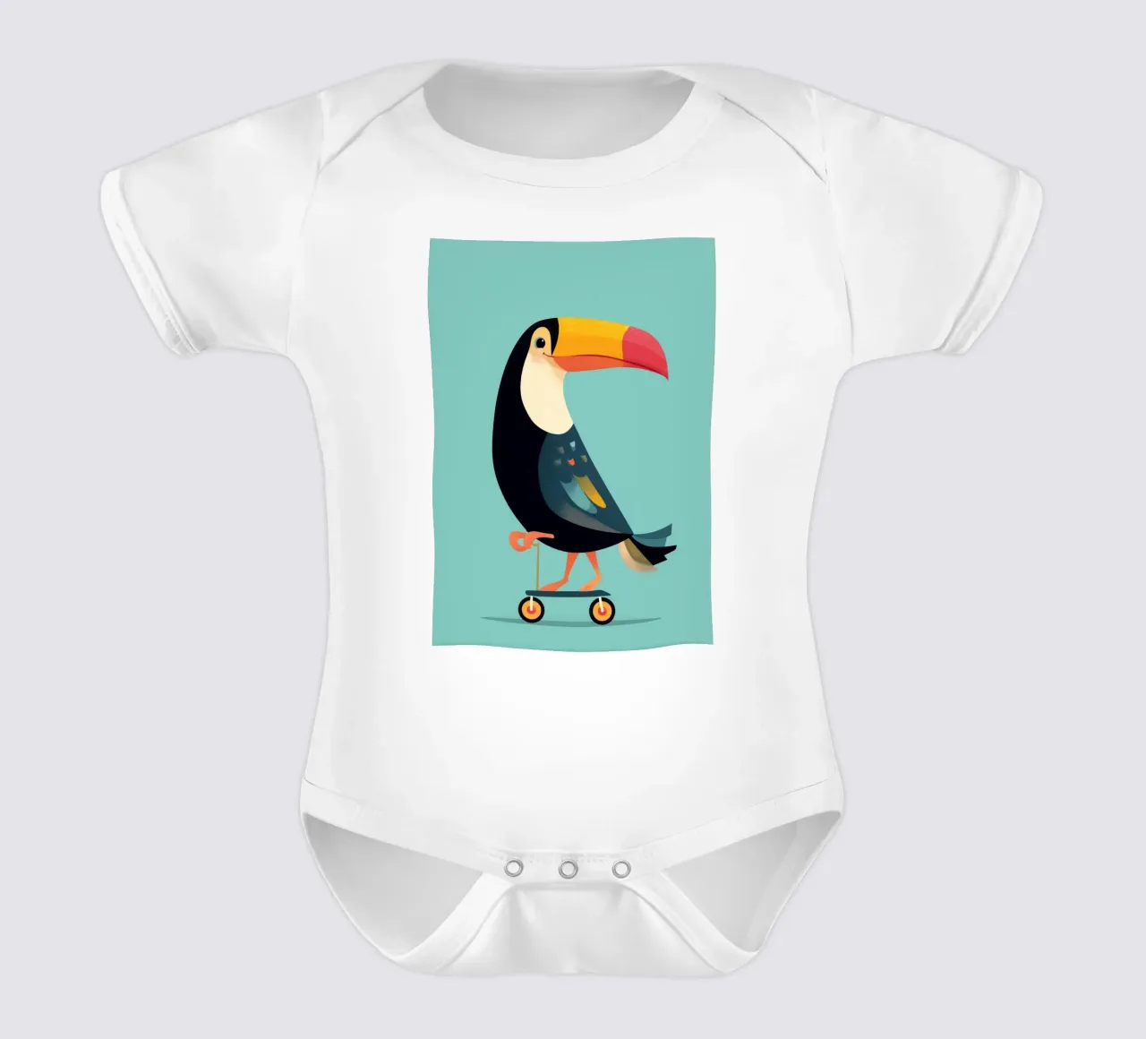 Scooter Toucan body neonato maniche corte da Kiara