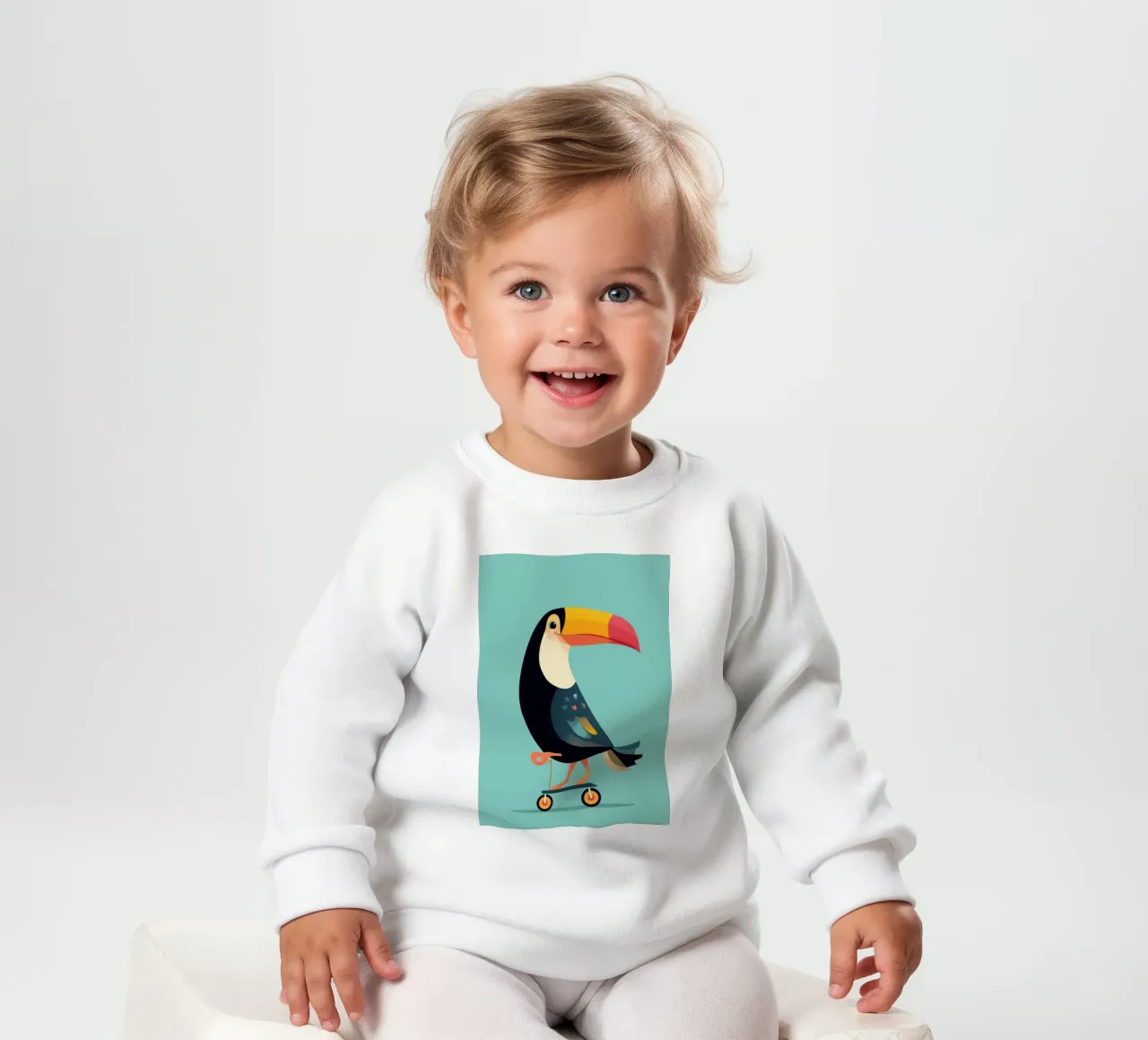 Scooter Toucan felpa neonato da Kiara