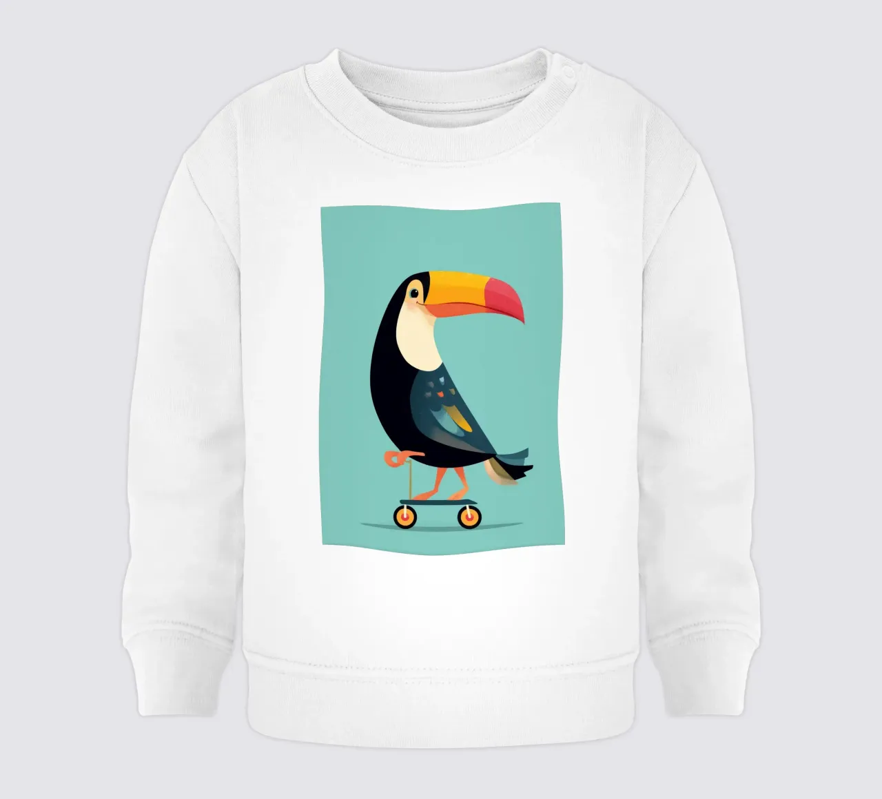 Scooter Toucan felpa neonato da Kiara