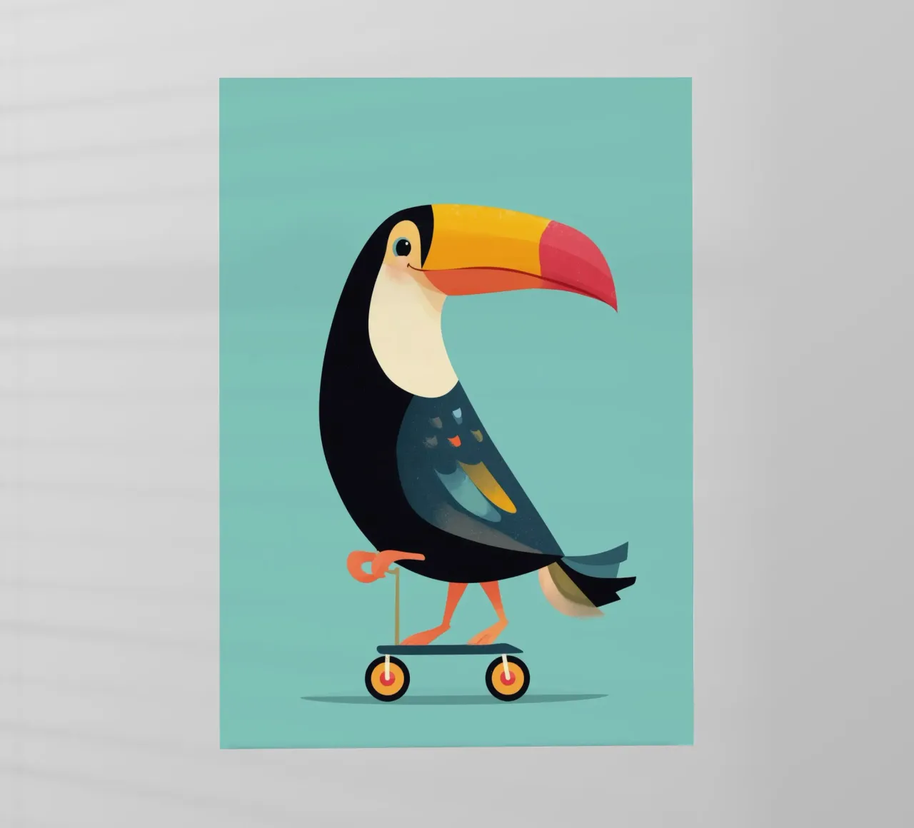 Scooter Toucan pellicola backlit da Kiara