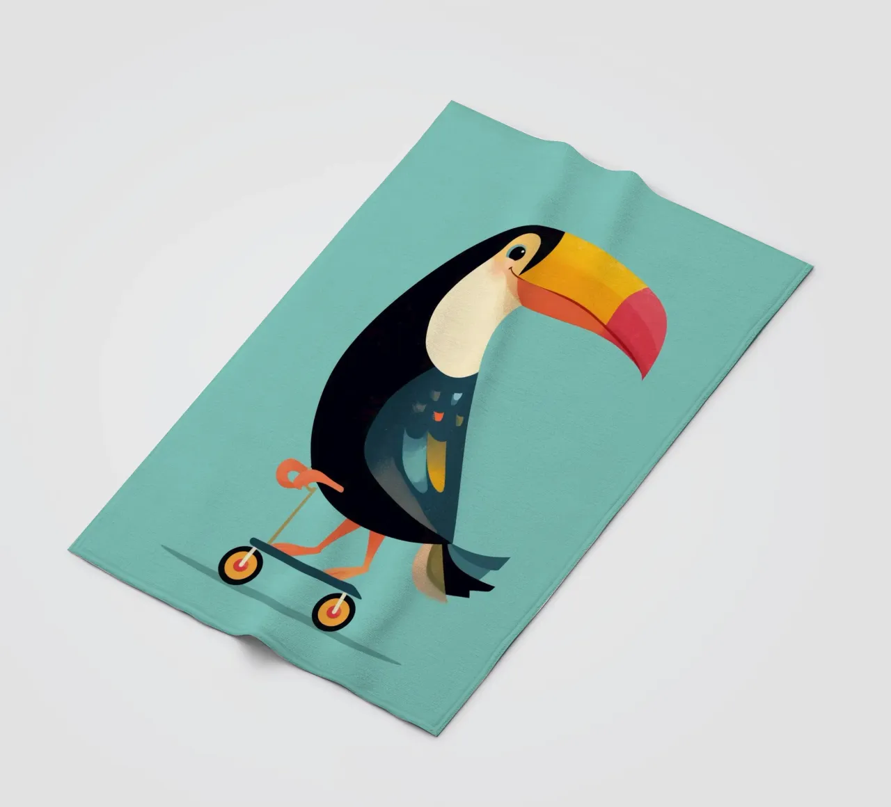 Scooter Toucan coperta in pile da Kiara