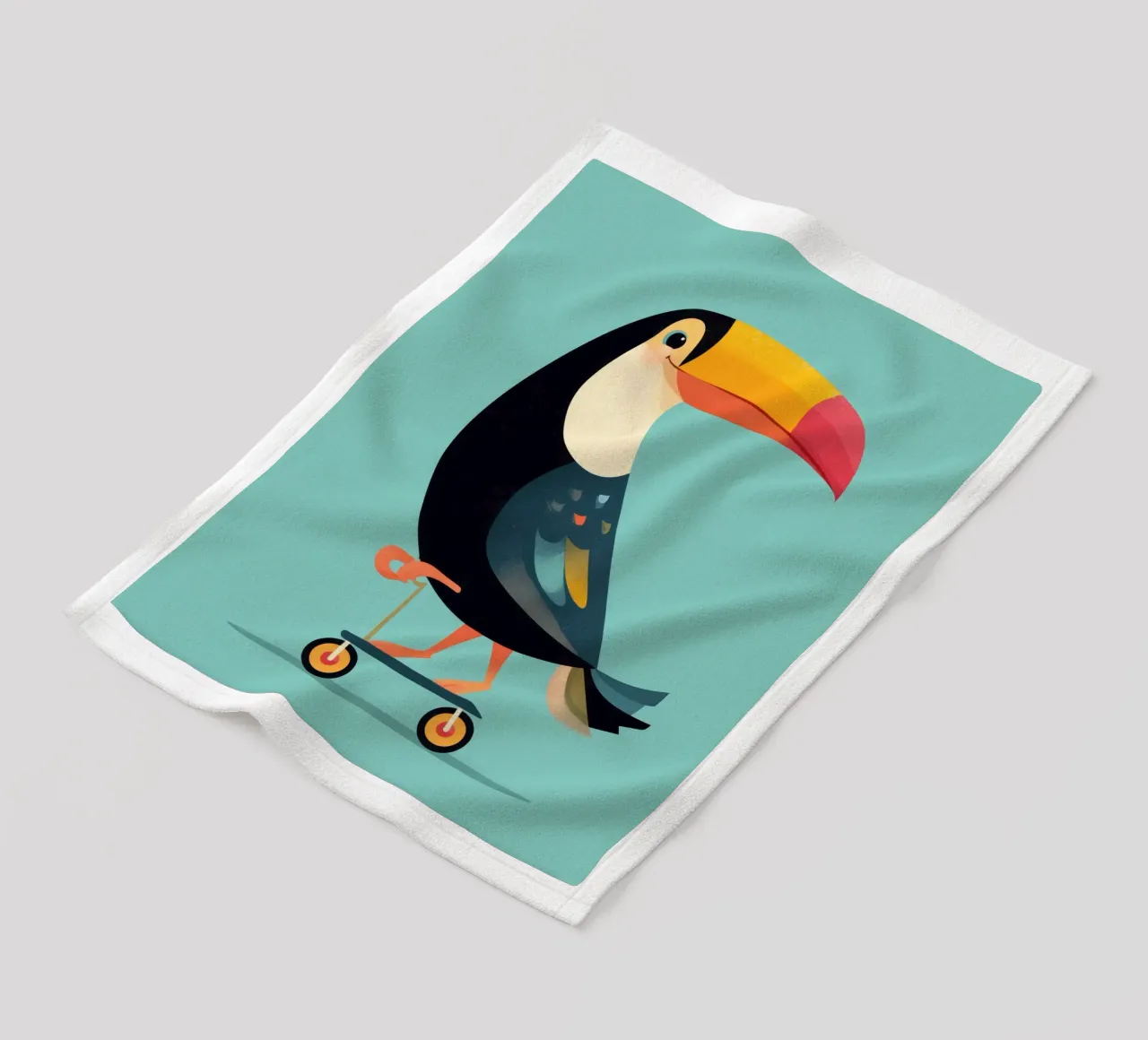 Scooter Toucan coperta in pile da Kiara