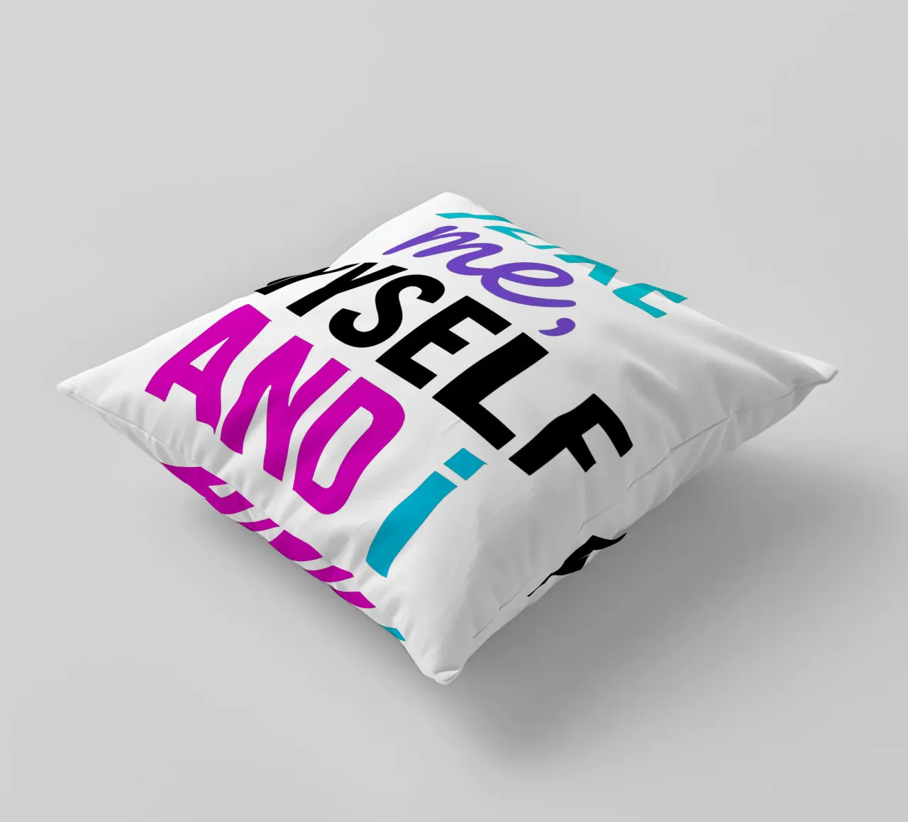 I LIKE ME MYSELF AND I cuscino da Vintage Van Gogh