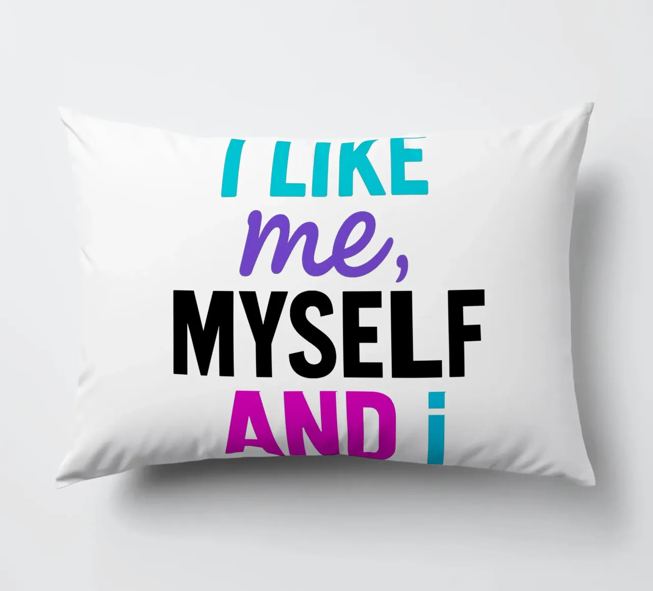 I LIKE ME MYSELF AND I cuscino da Vintage Van Gogh