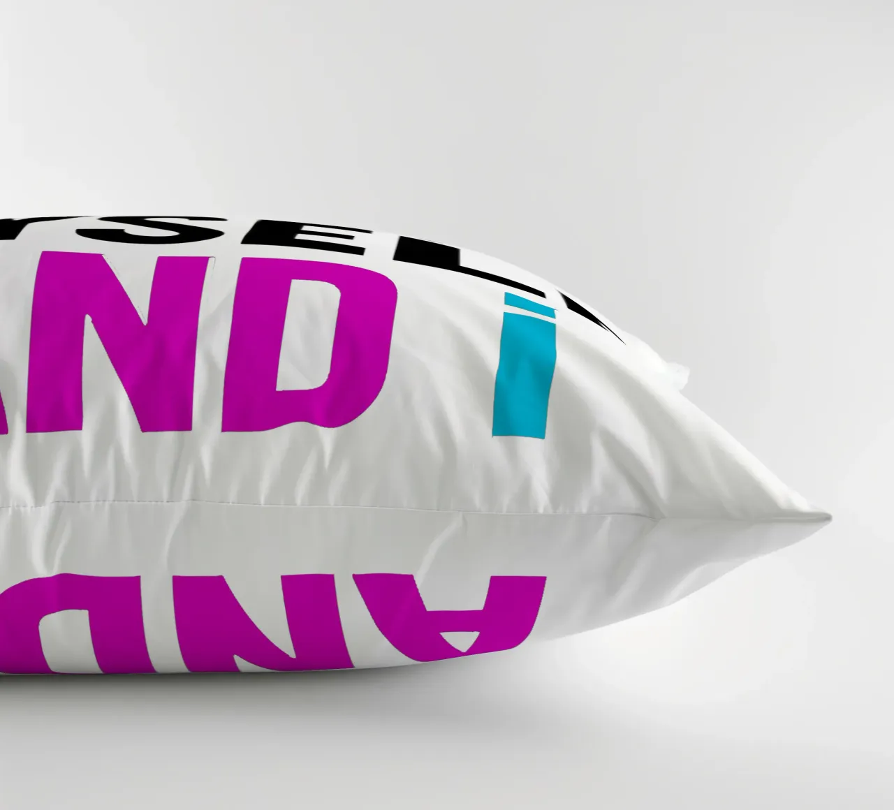 I LIKE ME MYSELF AND I cuscino da Vintage Van Gogh