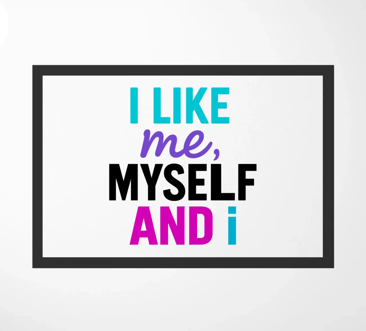 I LIKE ME MYSELF AND I zerbino da Vintage Van Gogh
