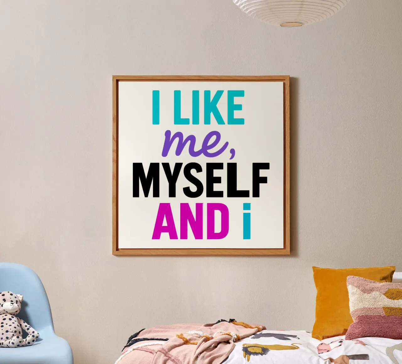 I LIKE ME MYSELF AND I alluminio dibond da Vintage Van Gogh