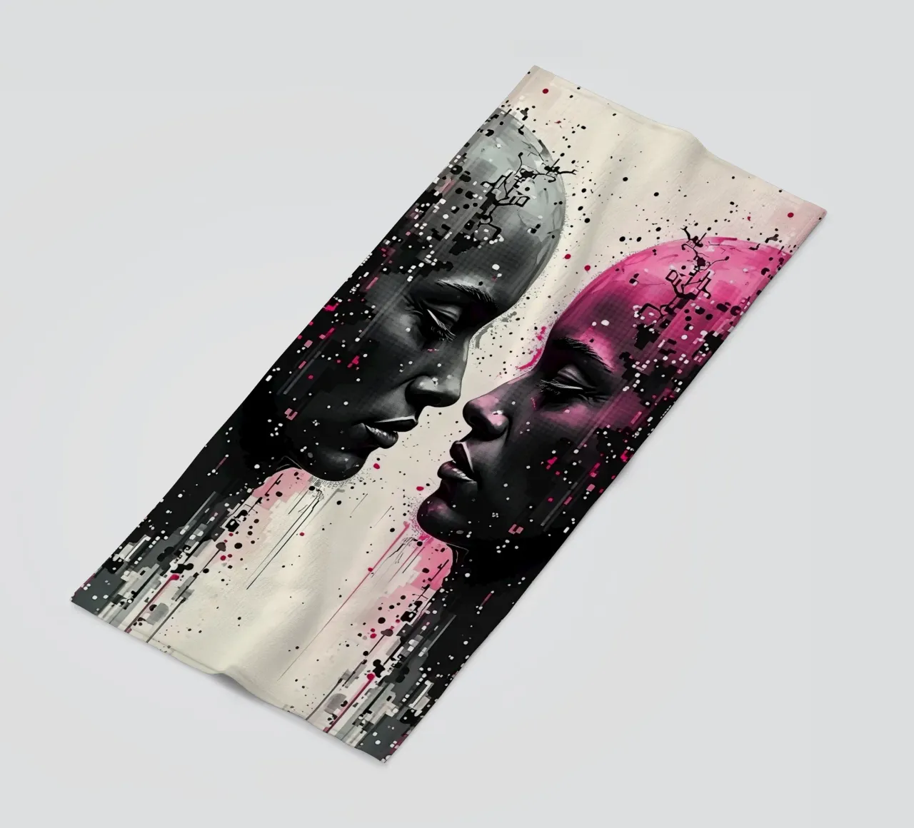 Immagine_specchio_rosa_3 telo mare da AI-Portraits by LK