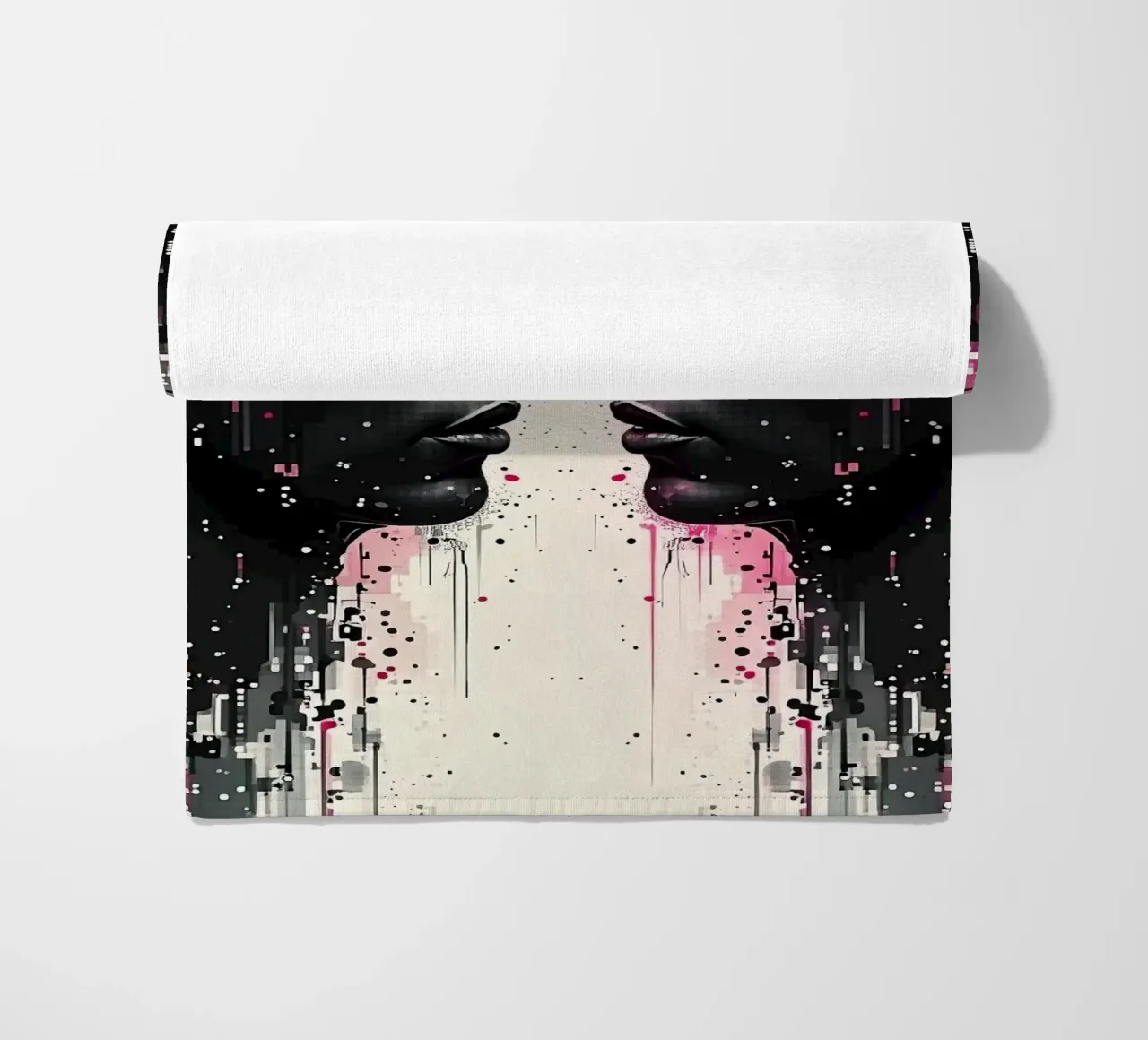 Immagine_specchio_rosa_3 telo mare da AI-Portraits by LK